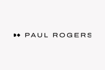 Logo mit Text 'PAUL ROGERS'