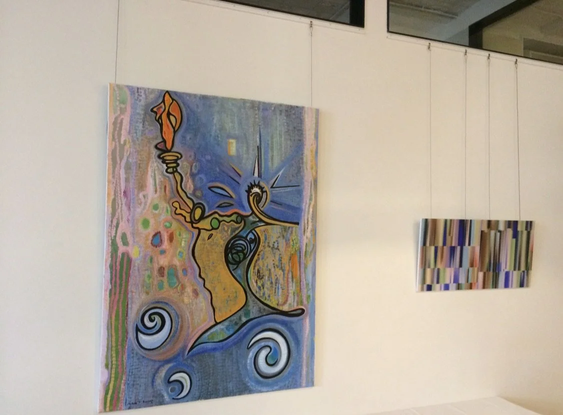 Portico, gallery, NYC