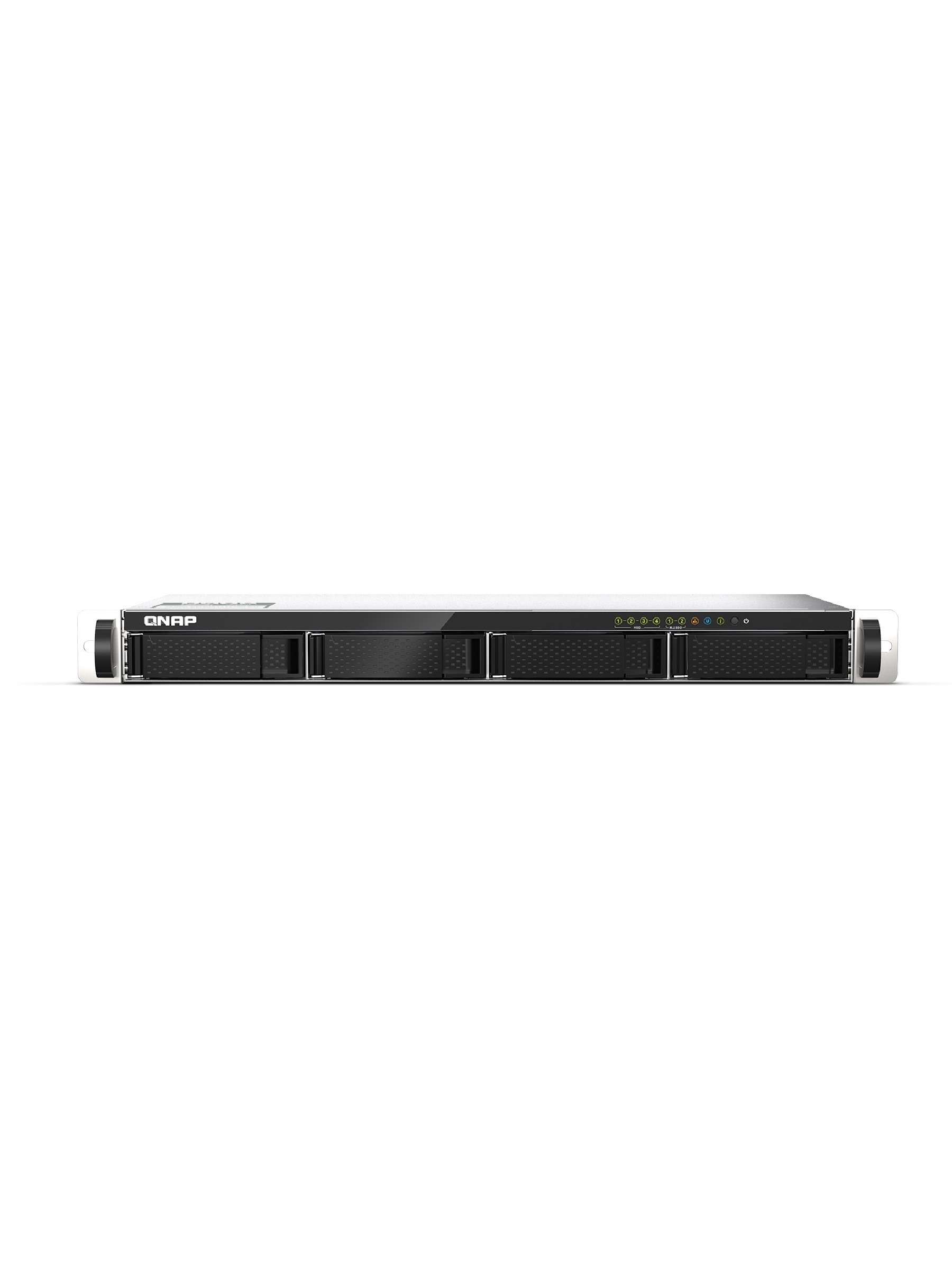 QNAP TS-435XeU-4G 4-bay 1U short-depth 12" NAS, Warranty --3 Years
