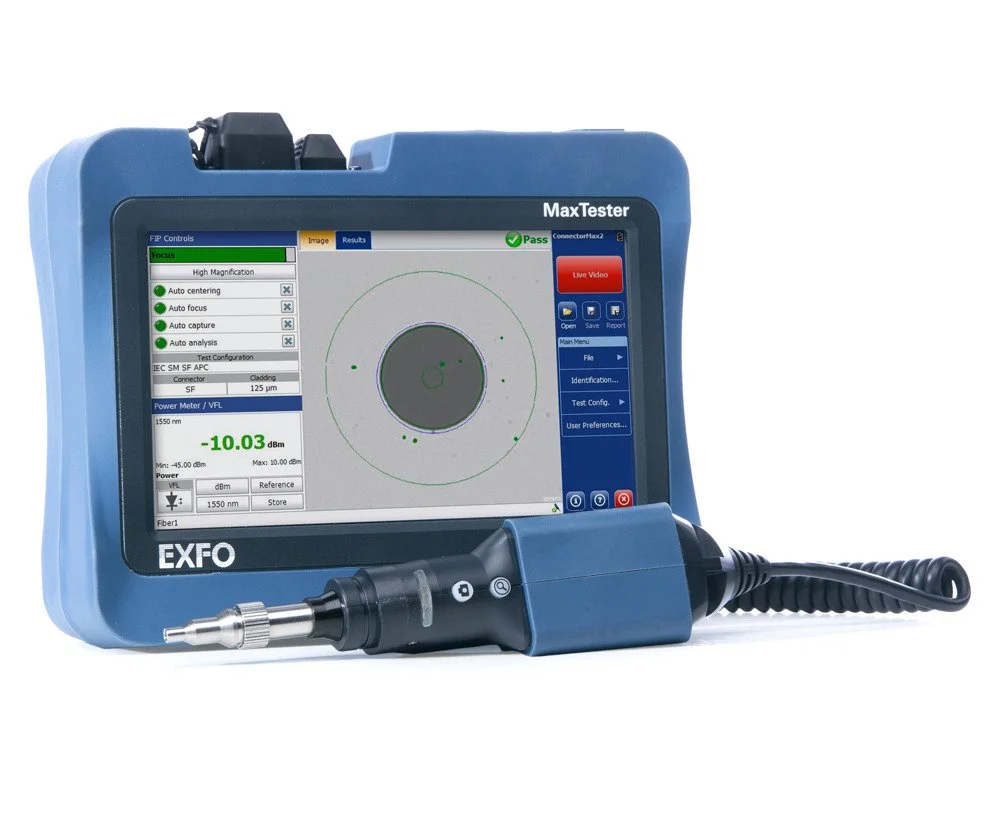 MAX-FIP - Intelligent connector and fiber certifier