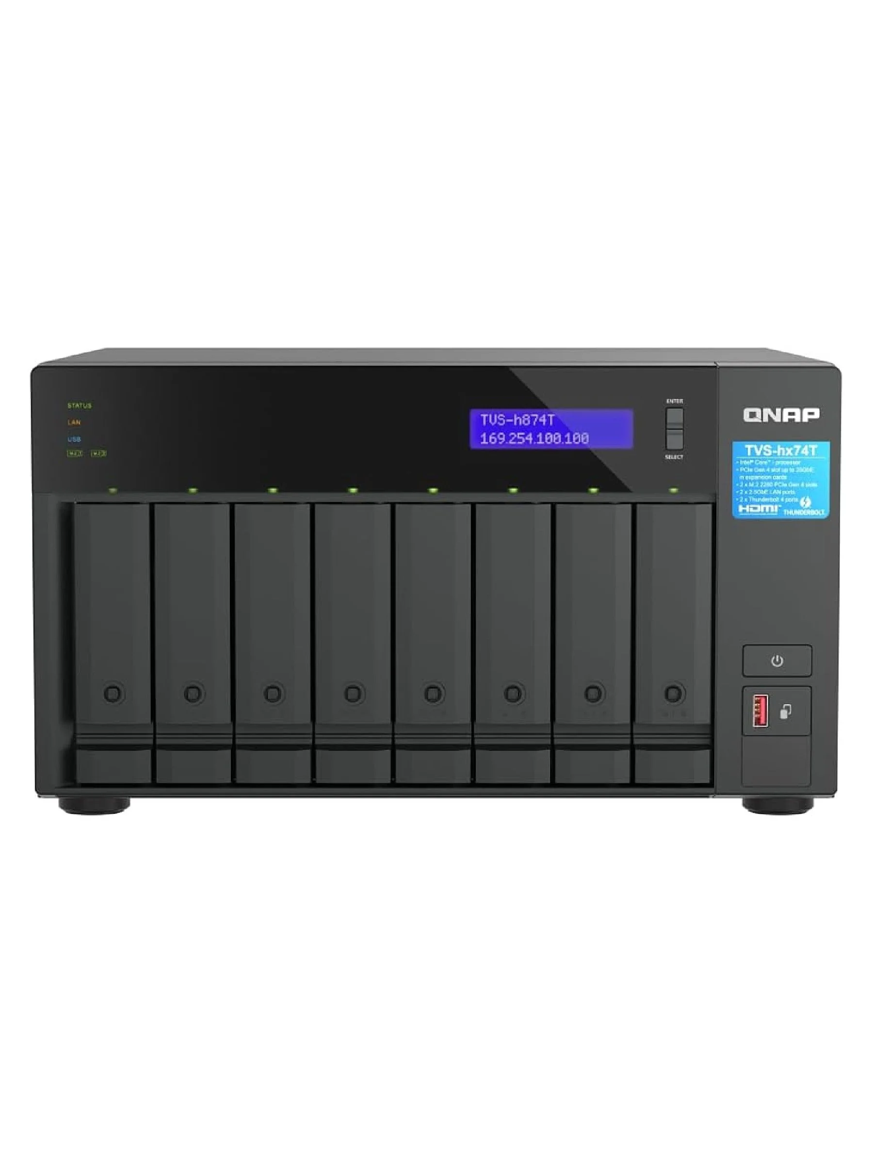 QNAP TVS-H874T-I7-32G 8BAY NAS