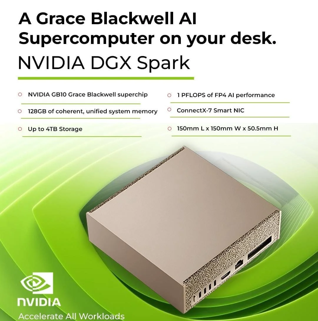 NVIDIA DGX Spark - AI Supercomputer Wherever You Go