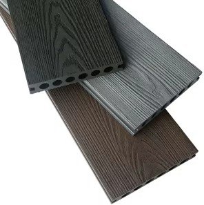 Outdoor 3D Deep Embossed WPC Deckin