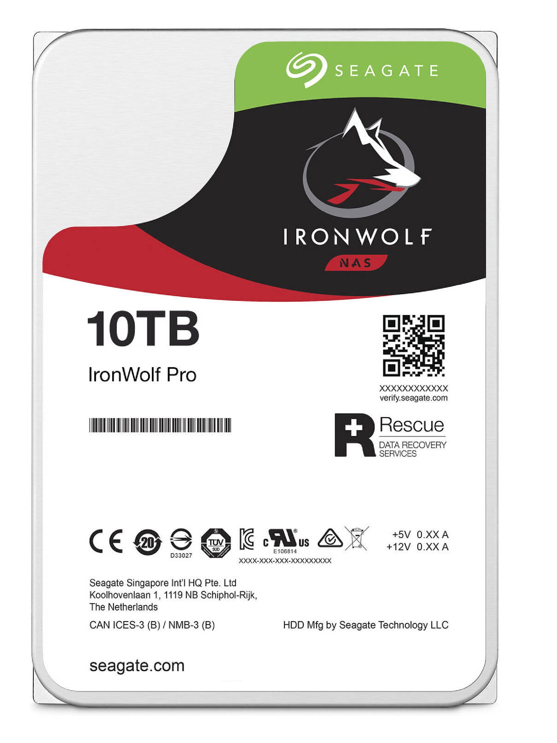 10TB ST10000NT001 SEAGATE IRONWOLF PRO NAS SATA