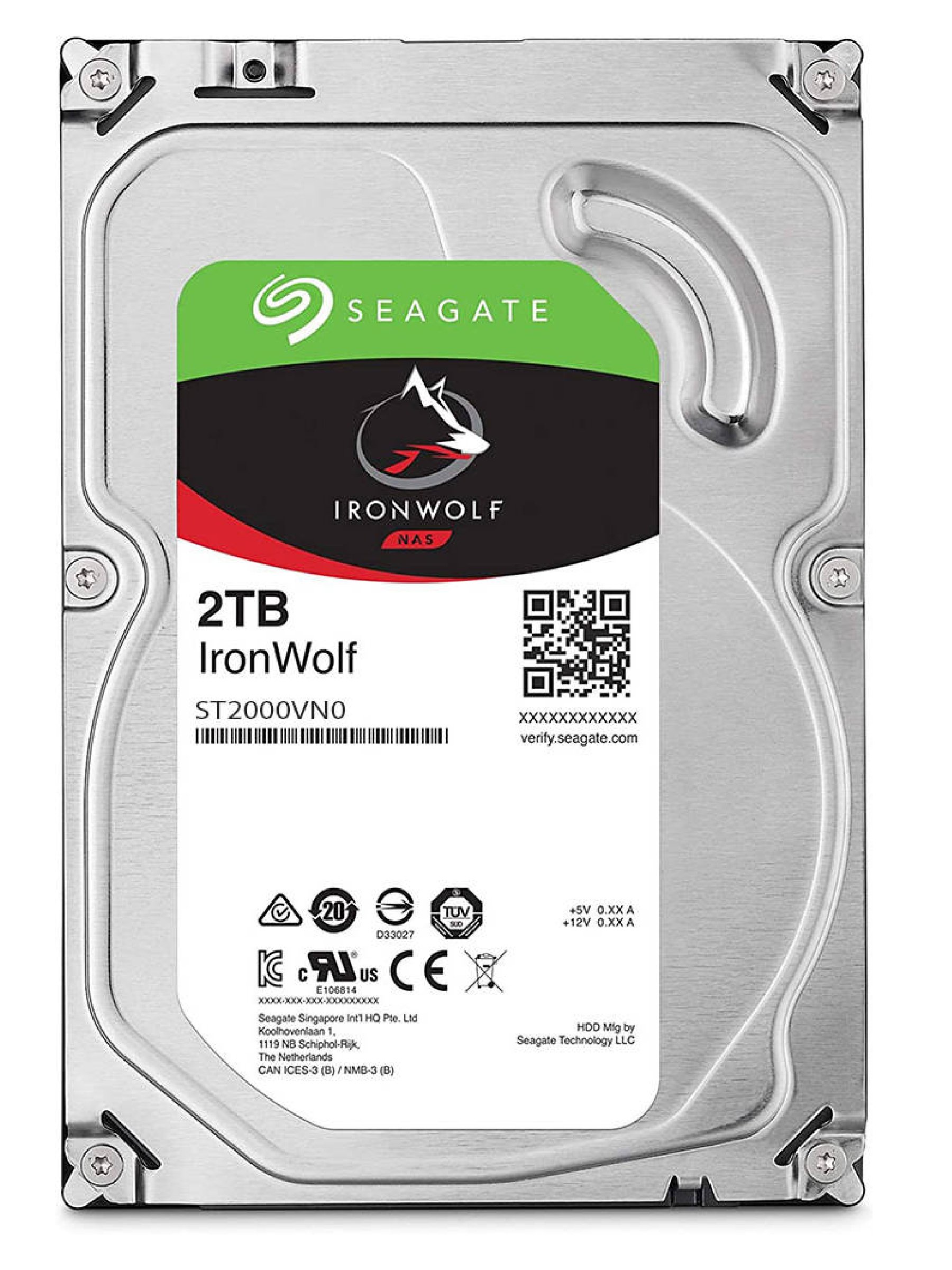 2TB ST2000VN003 HDD SEAGATE 2TB IRONWOLF 3.5 INCH