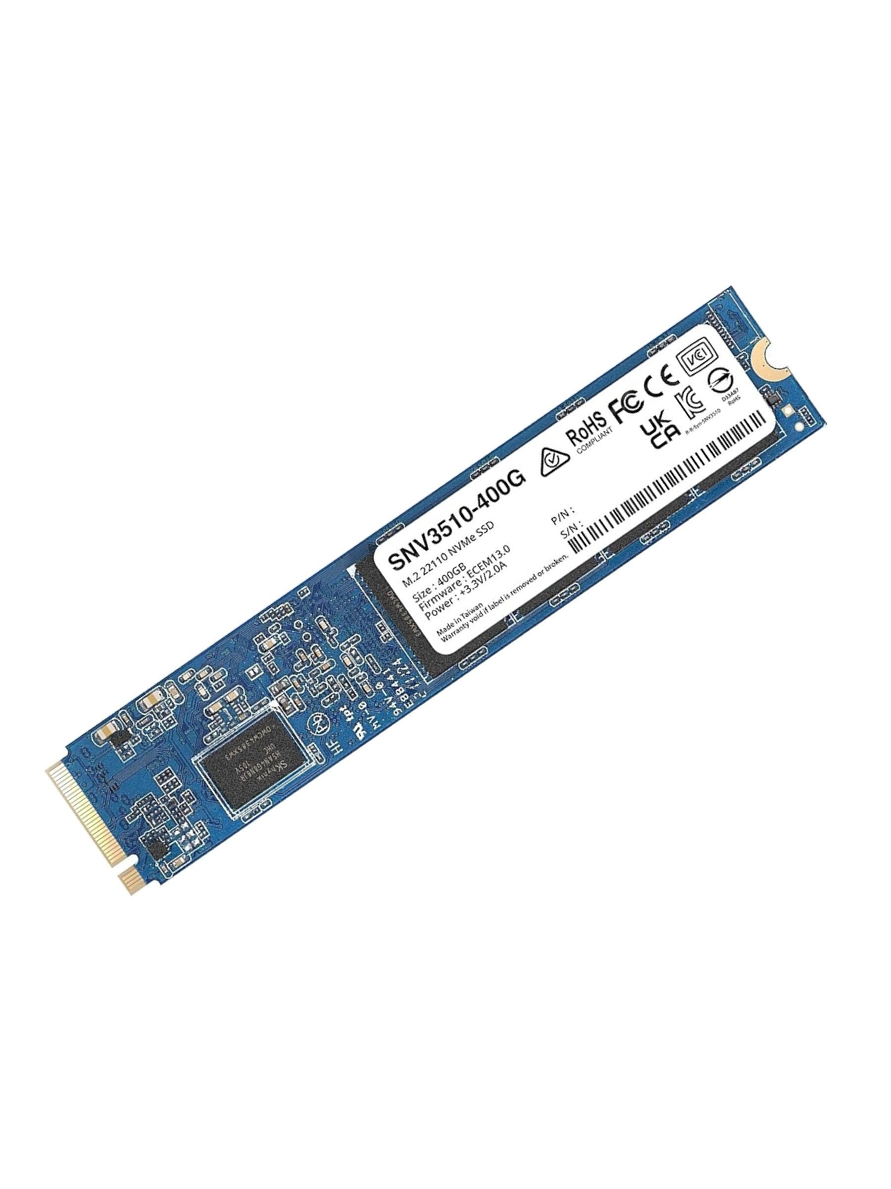 Synology SNV3510-400G M.2 22110 SSD(B) NVMe PCIe 3.0 x4