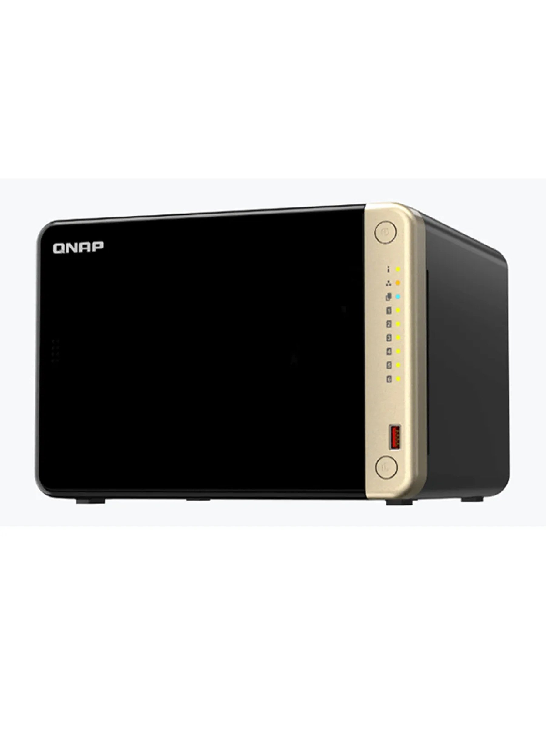 QNAP TS-664-8G -6-Bay desktop NAS, Intel® Celeron® N5105/N5095 quad-core, 8 GB onboard