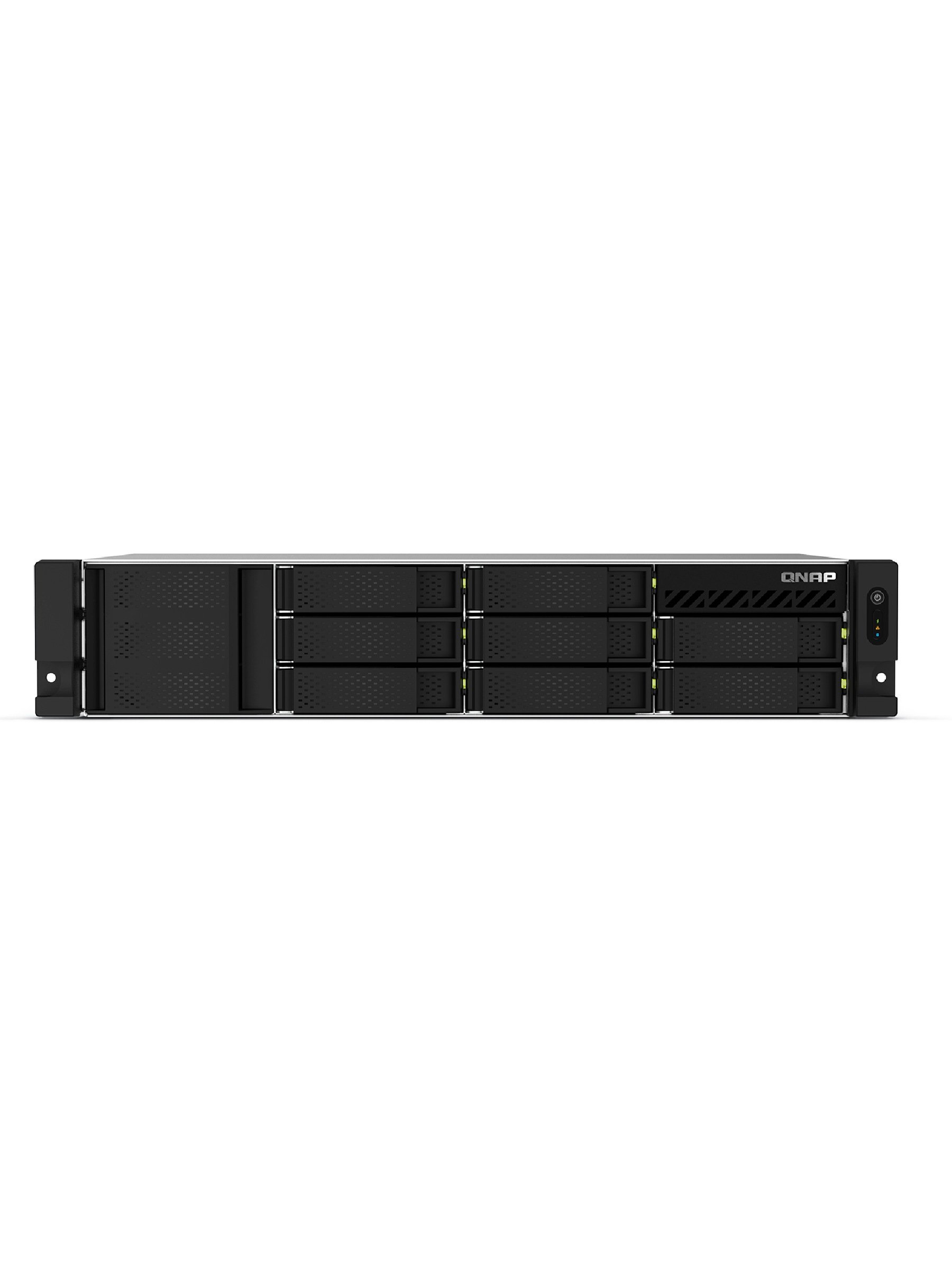 QNAP TS-864eU-RP-8G 2U 8-bay short depth 12" rackmount NAS, Intel® Celeron® Warranty --3 Years