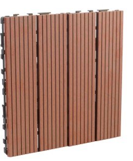 Modern DIY Acacia Wood Garden Decking Tiles