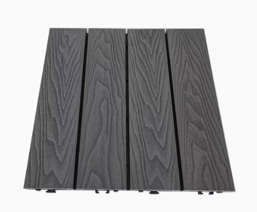 Modern Interlocking WPC Deck Tiles for Outdoor Spaces