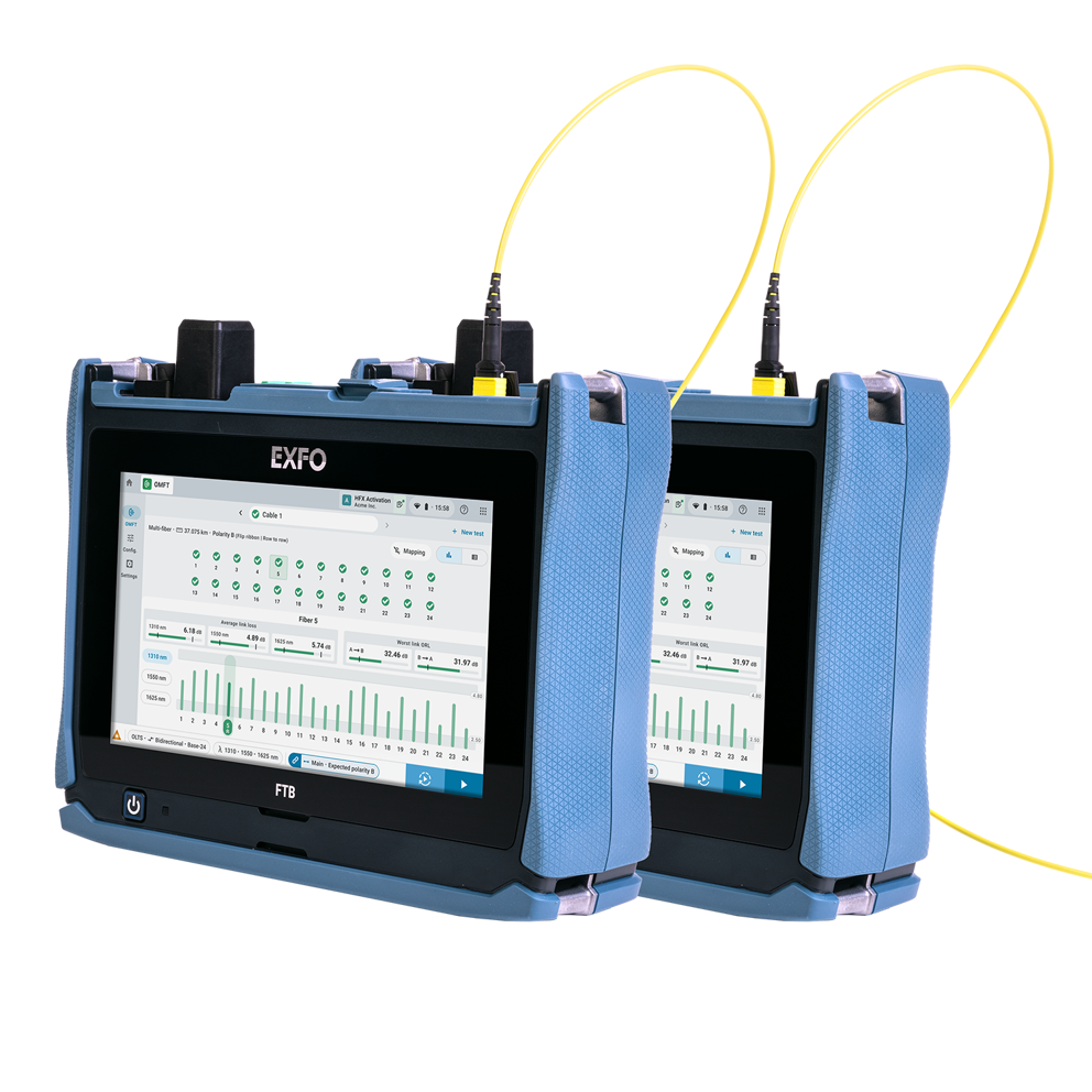 FTB Lite 975 - Simplex, duplex, multi-fiber bidir certifier