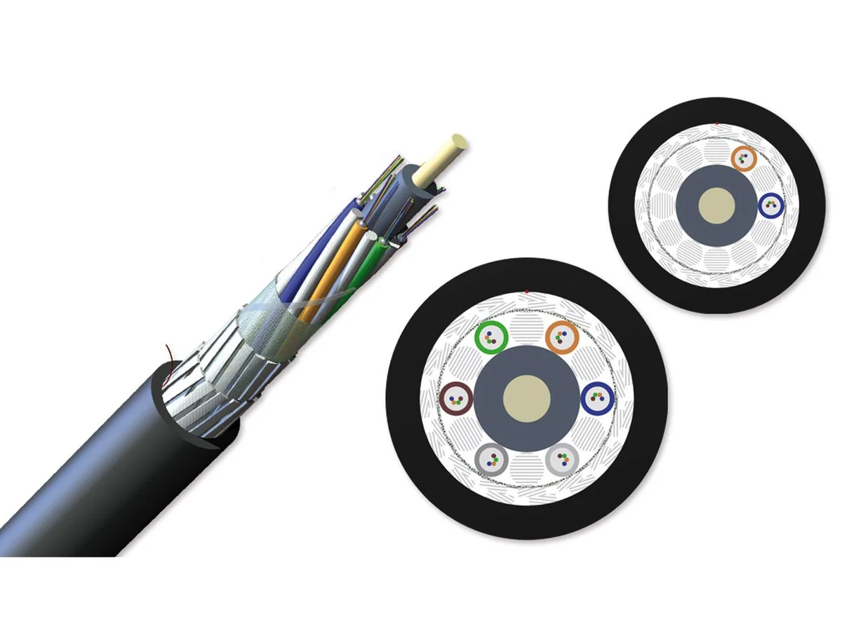 Loose Tube Circuit Integrity Indoor/Outdoor Cable, U-DQ(ZN)BH