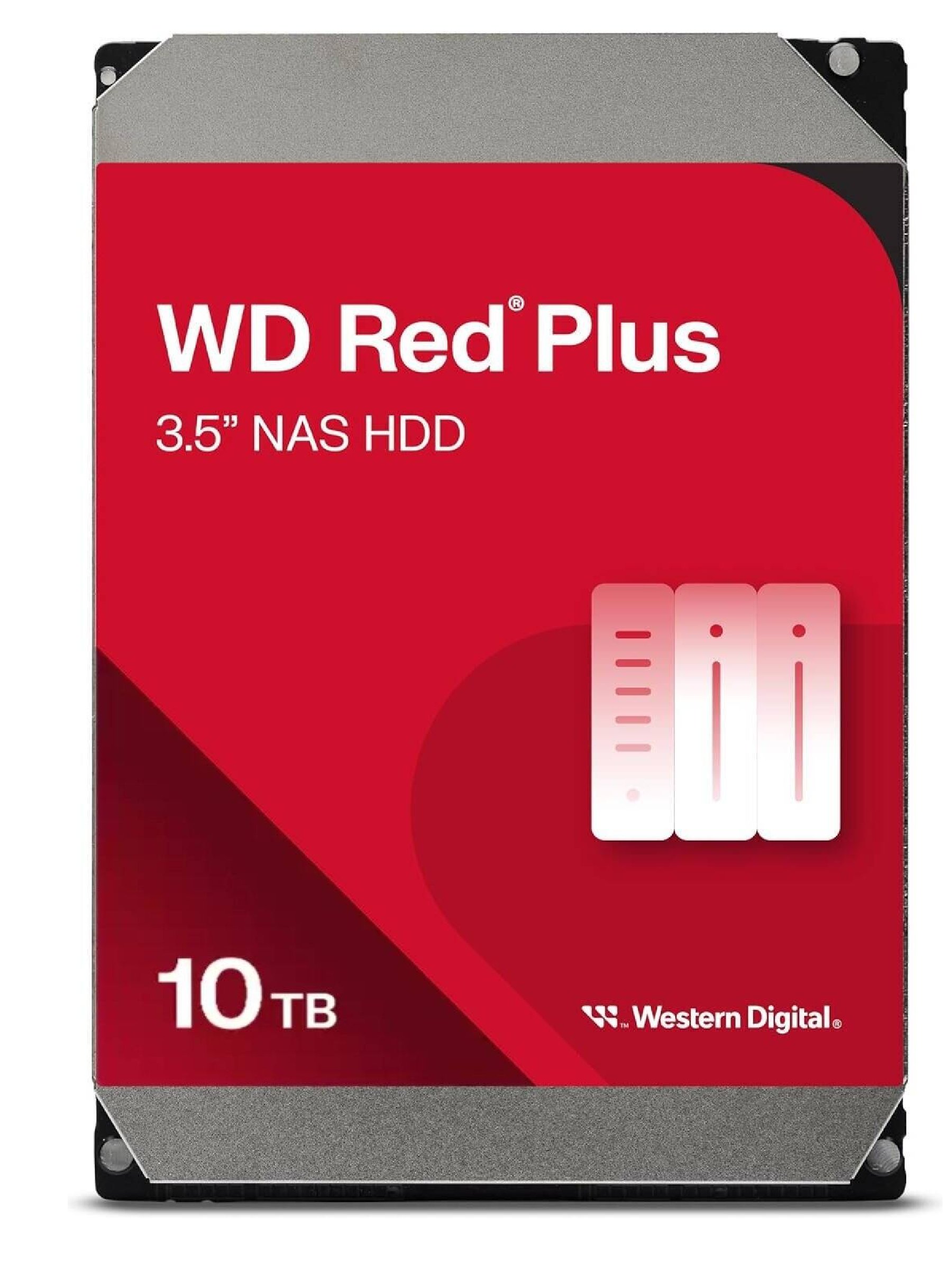 10TB WD HDD WD RED PLUS 3.5 SATA 10TB WD100EFGX
