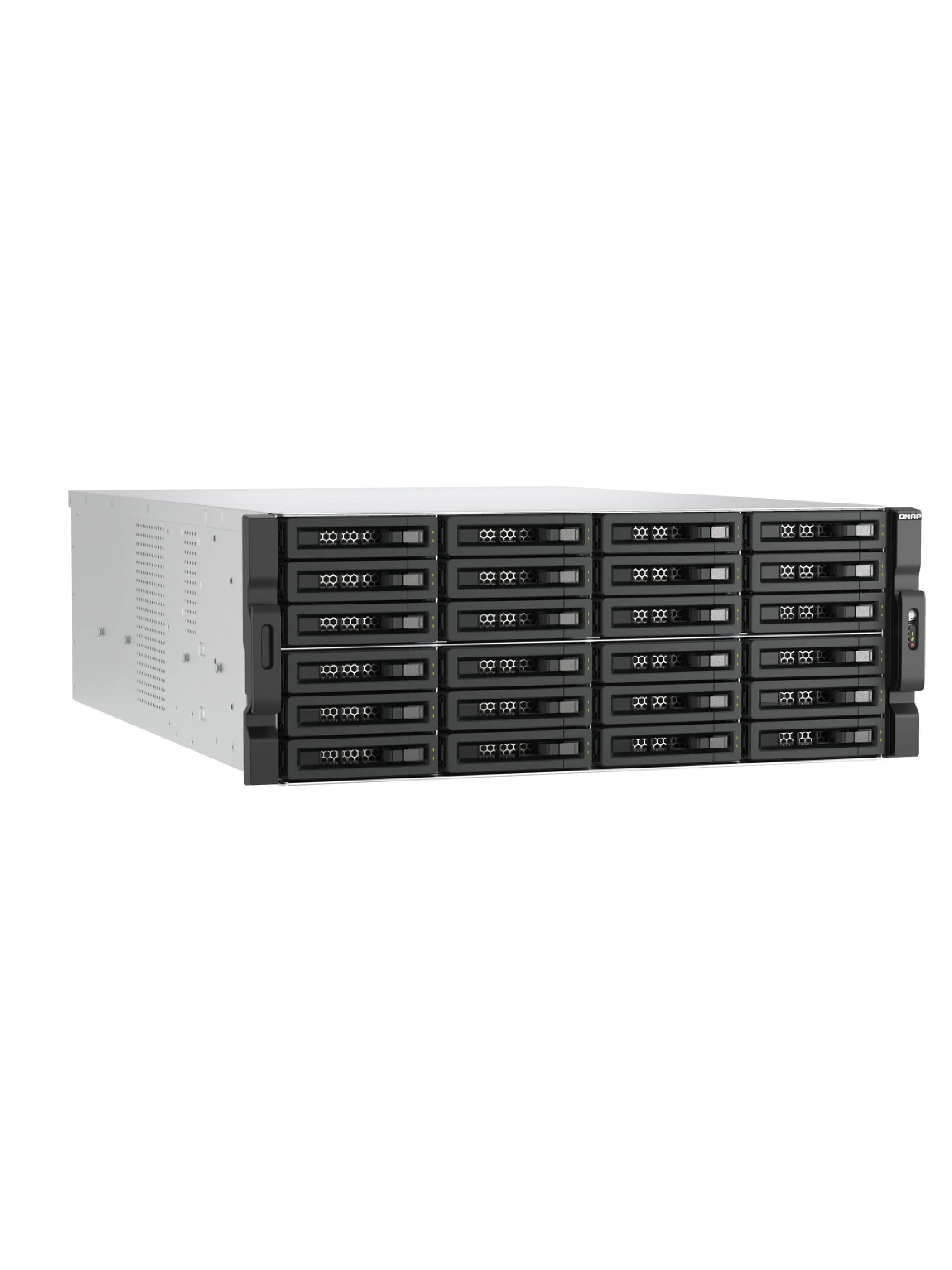QNAP 24-bay 4U rackmount PCIe interface SATA JBOD expansion enclosure