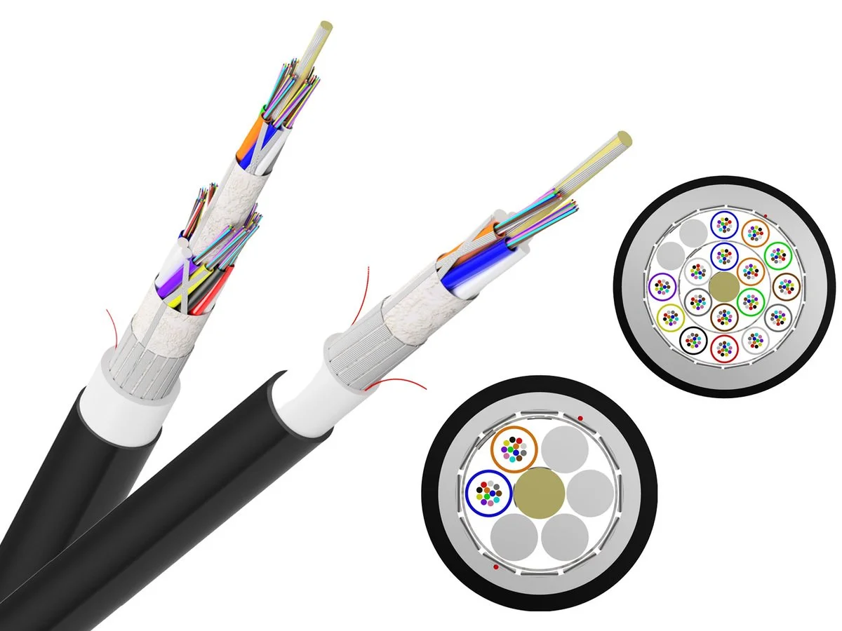 Central Tube Dielectric Armour Indoor/Outdoor Cable
