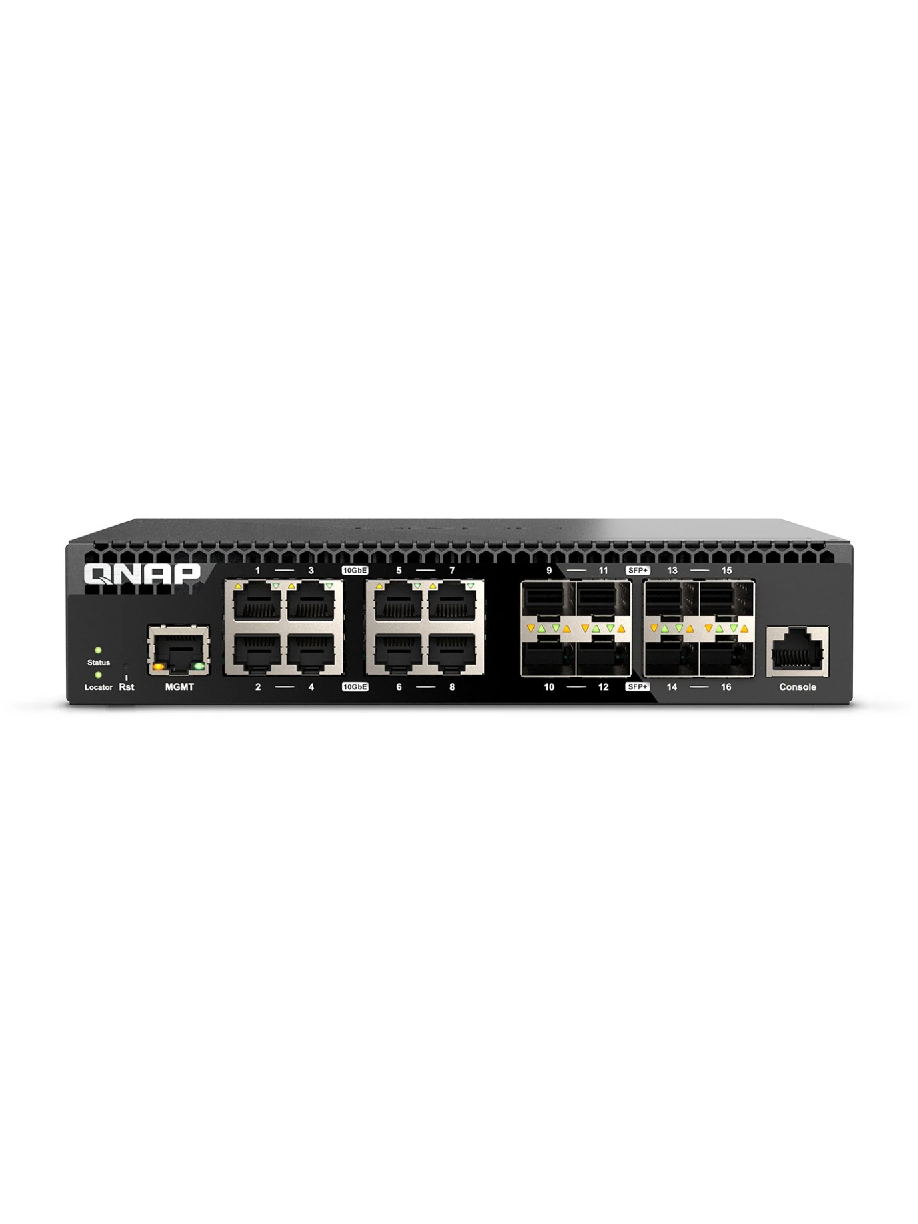 QNAP QSW-M3216R-8S8T, Management Switch, 16 port of 10GbE port speed, 8 port SFP+, 8 port 10gbE RJ45