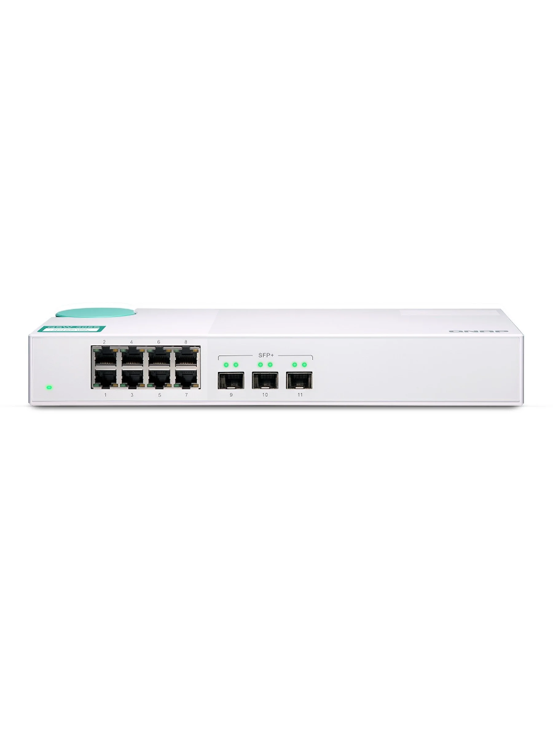 QSW-308S Eight 1GbE NBASE-T ports, Three 10GbE SFP+  unmanage switch