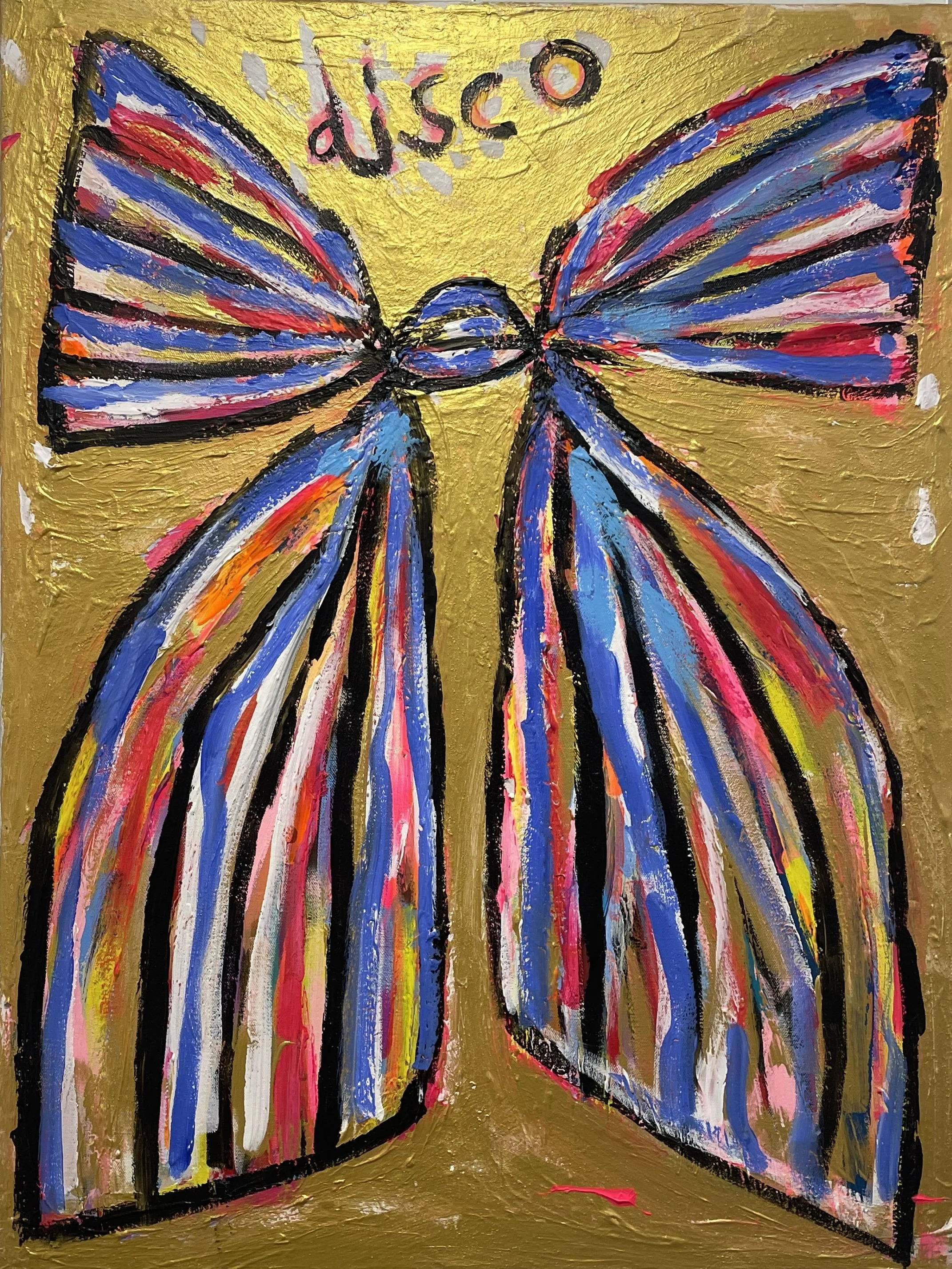 'Disco Bow' 81cm x 61cm