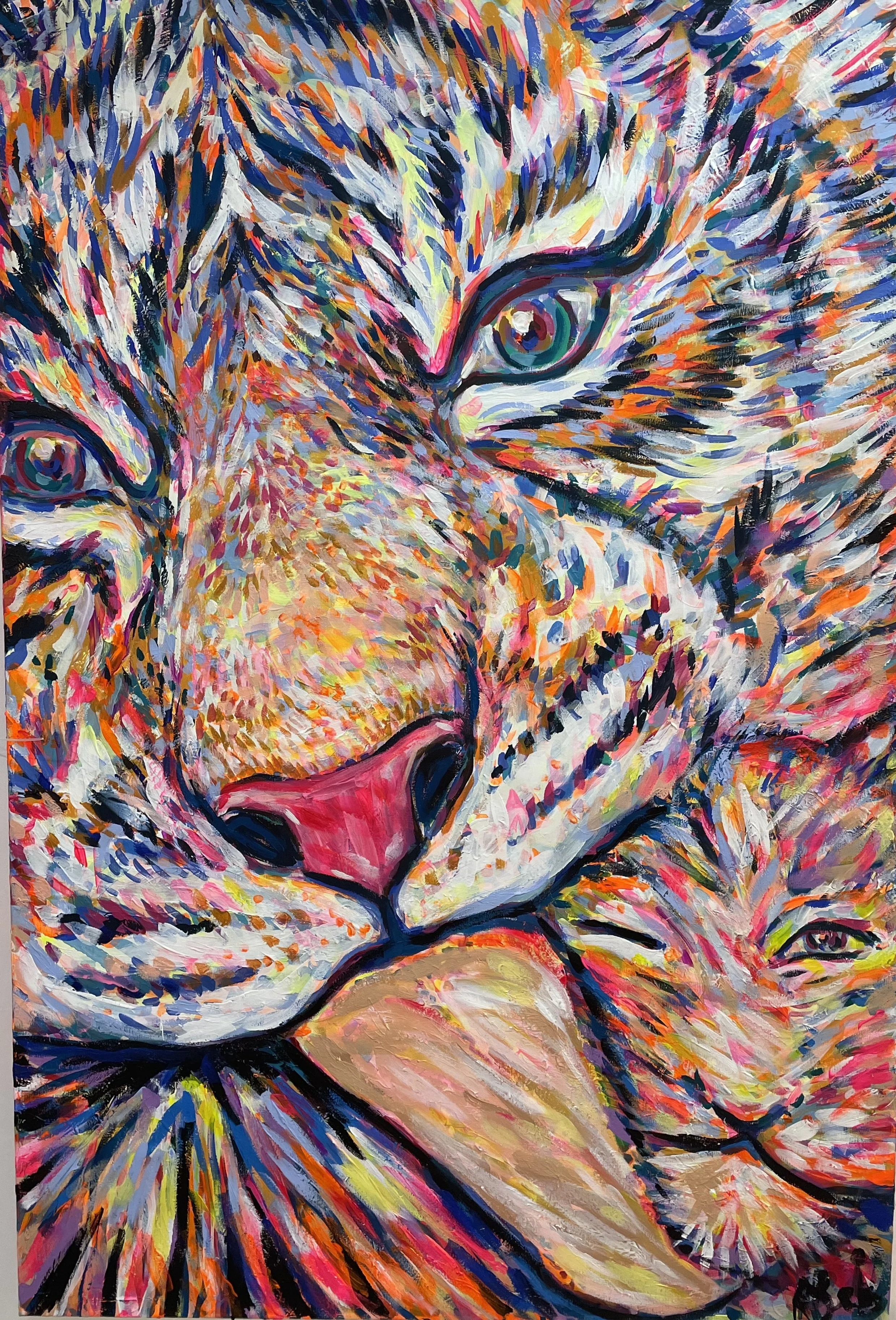 'Tiger Mama', 100cm x 150cm