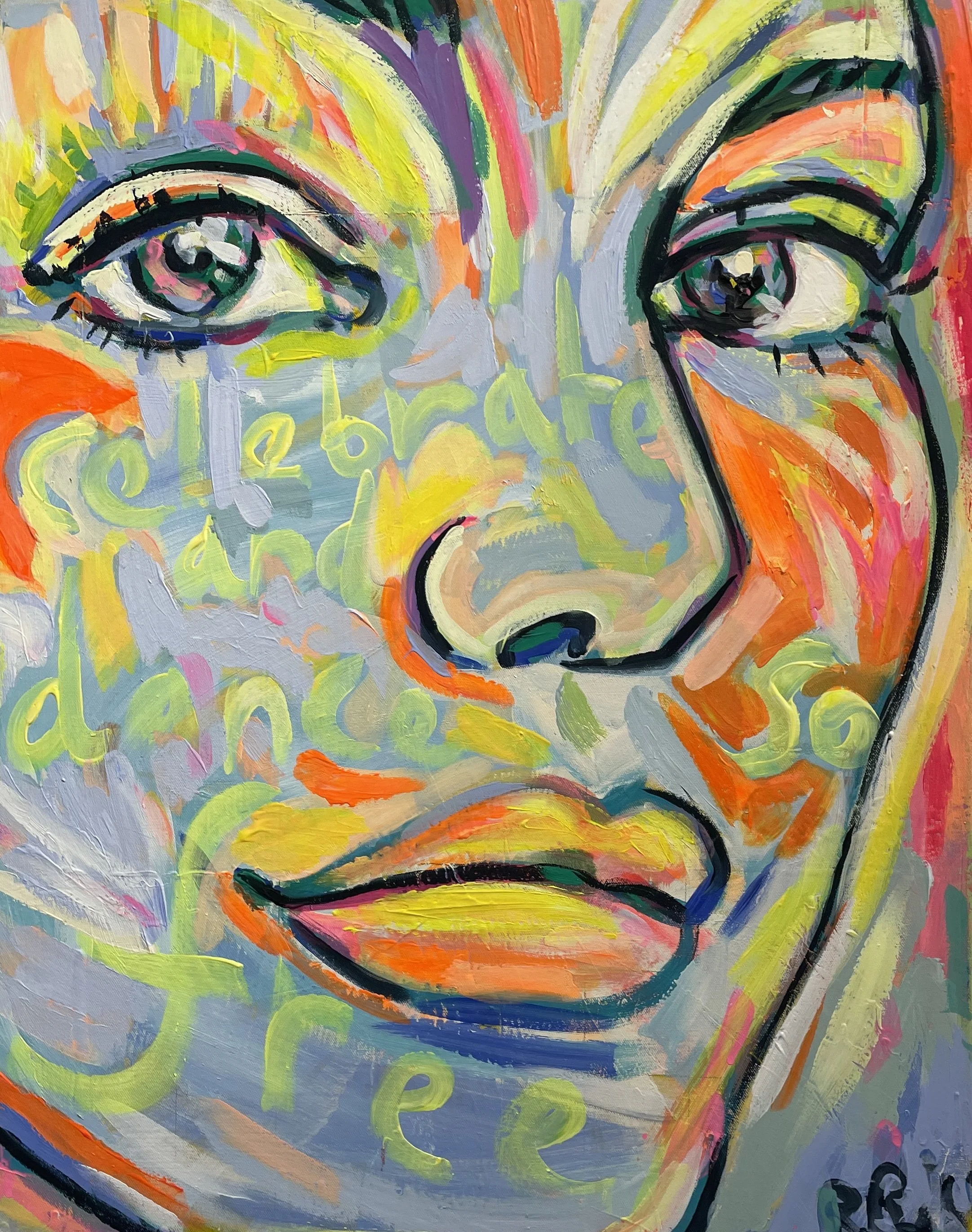 'Celebrate and Dance So Free', 81cm x 62cm