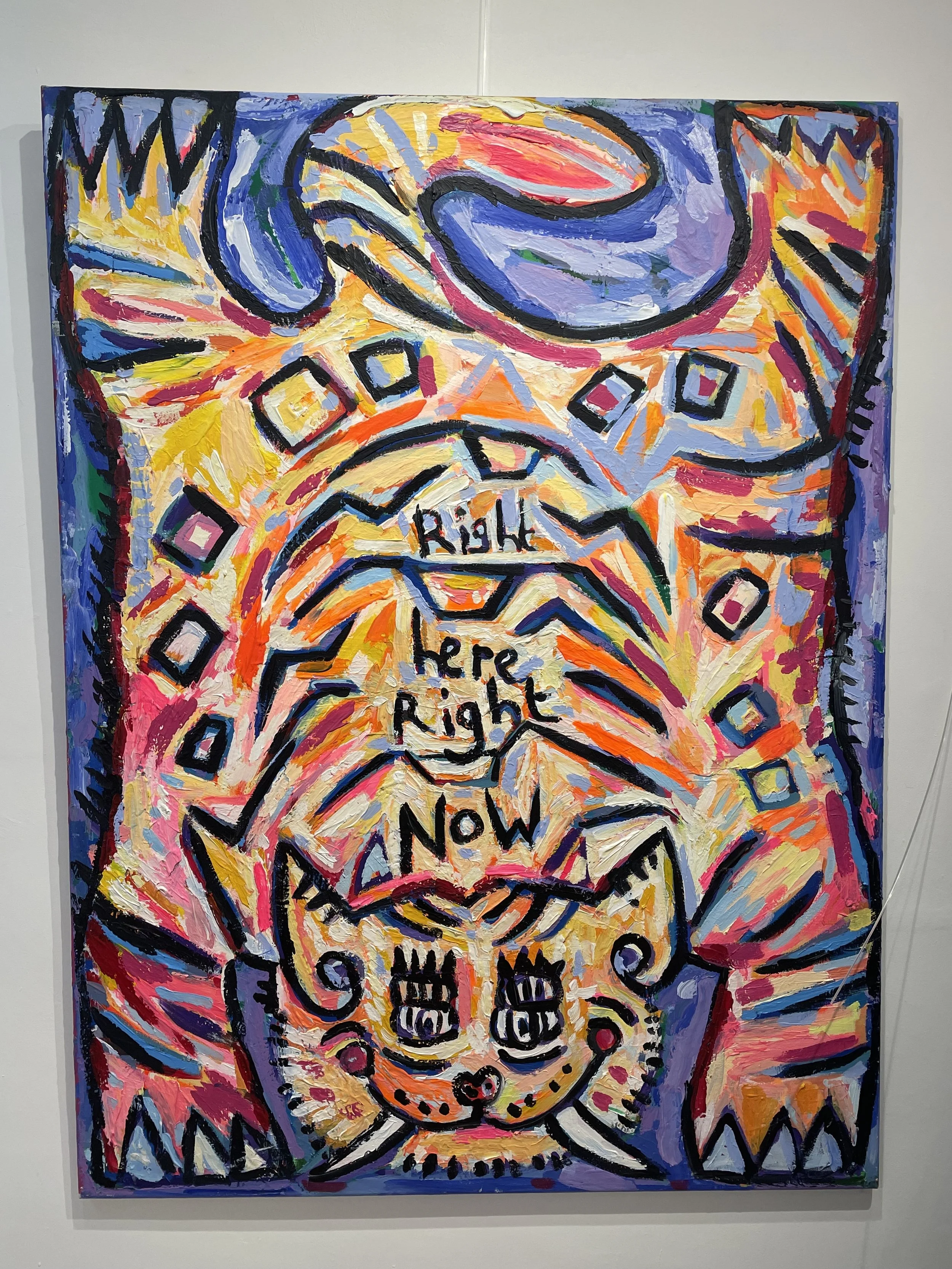 'Right Here Right Now', 91cm x122cm