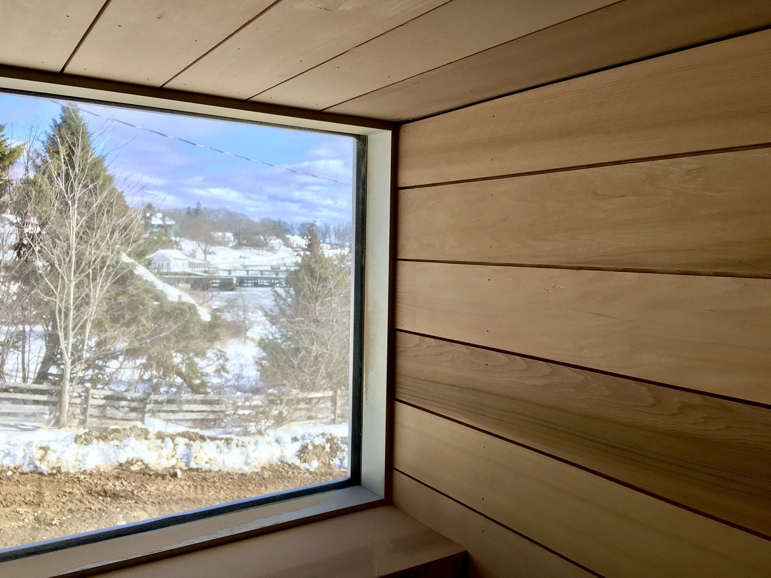 Poolhouse Sauna (Matching Grain Detail) - Chester, NS