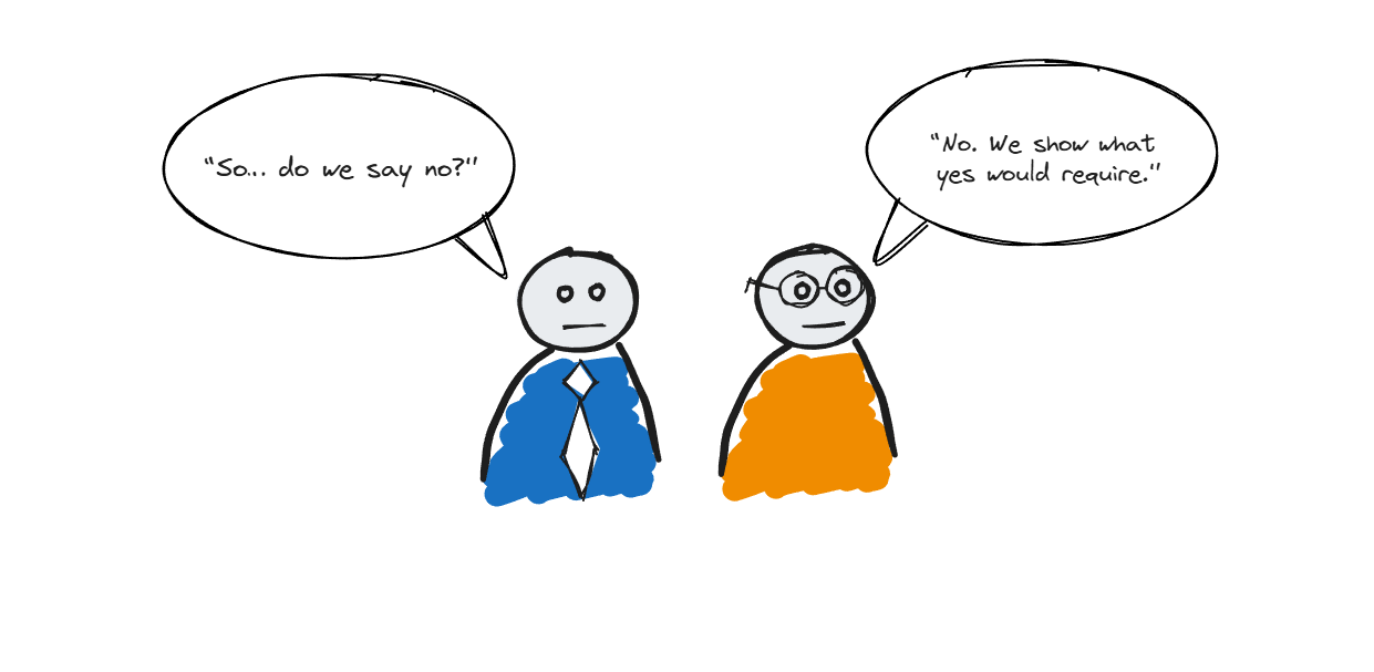 Stop Pushing Back. Start Saying “We can if…”
