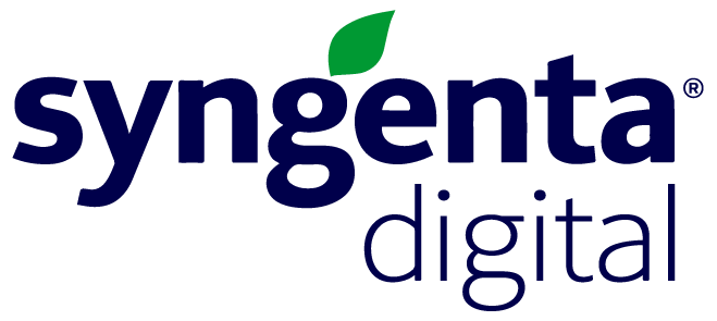 Syngenta Digital logo with blue text and a green leaf