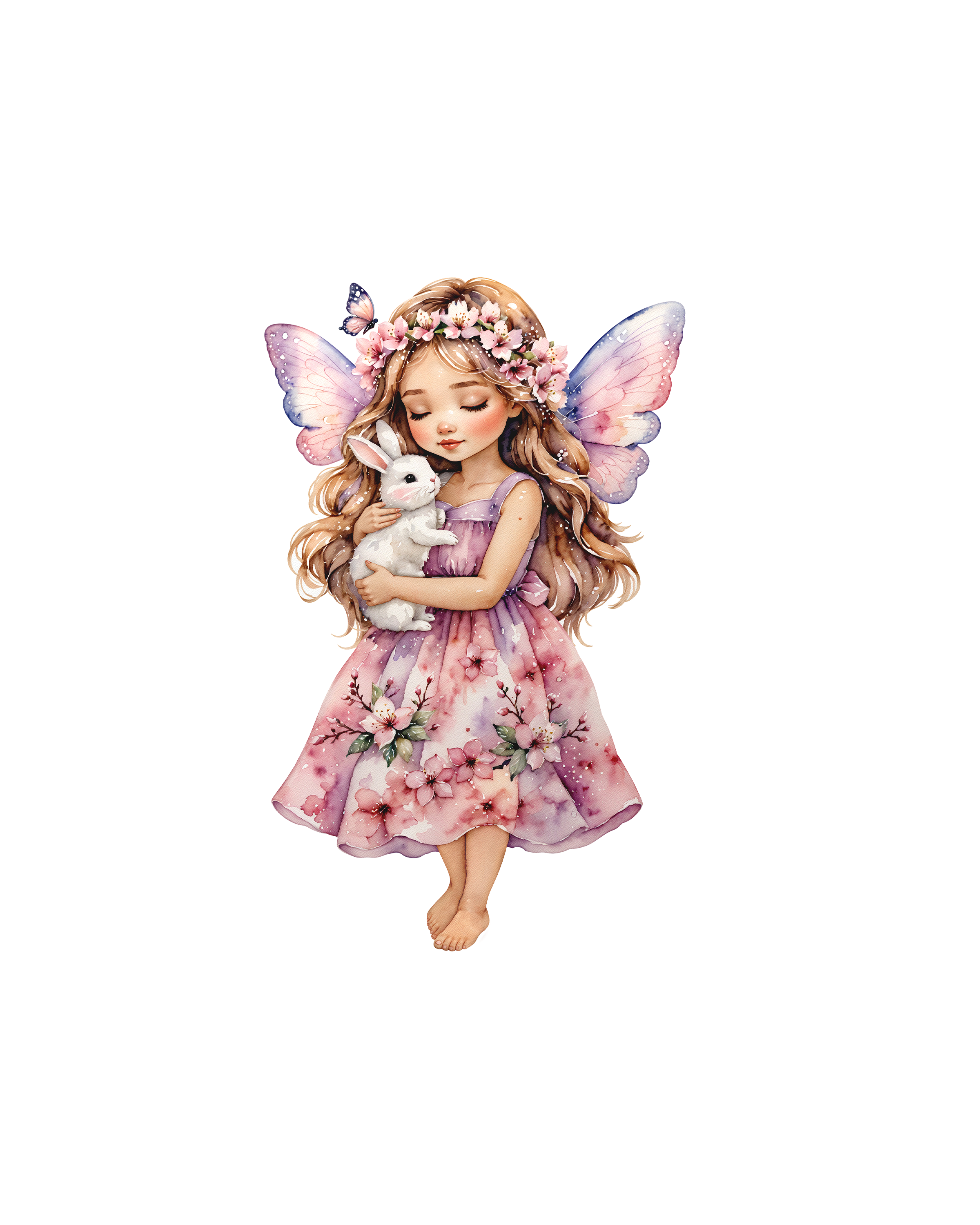 Pink Fairy with Bunny