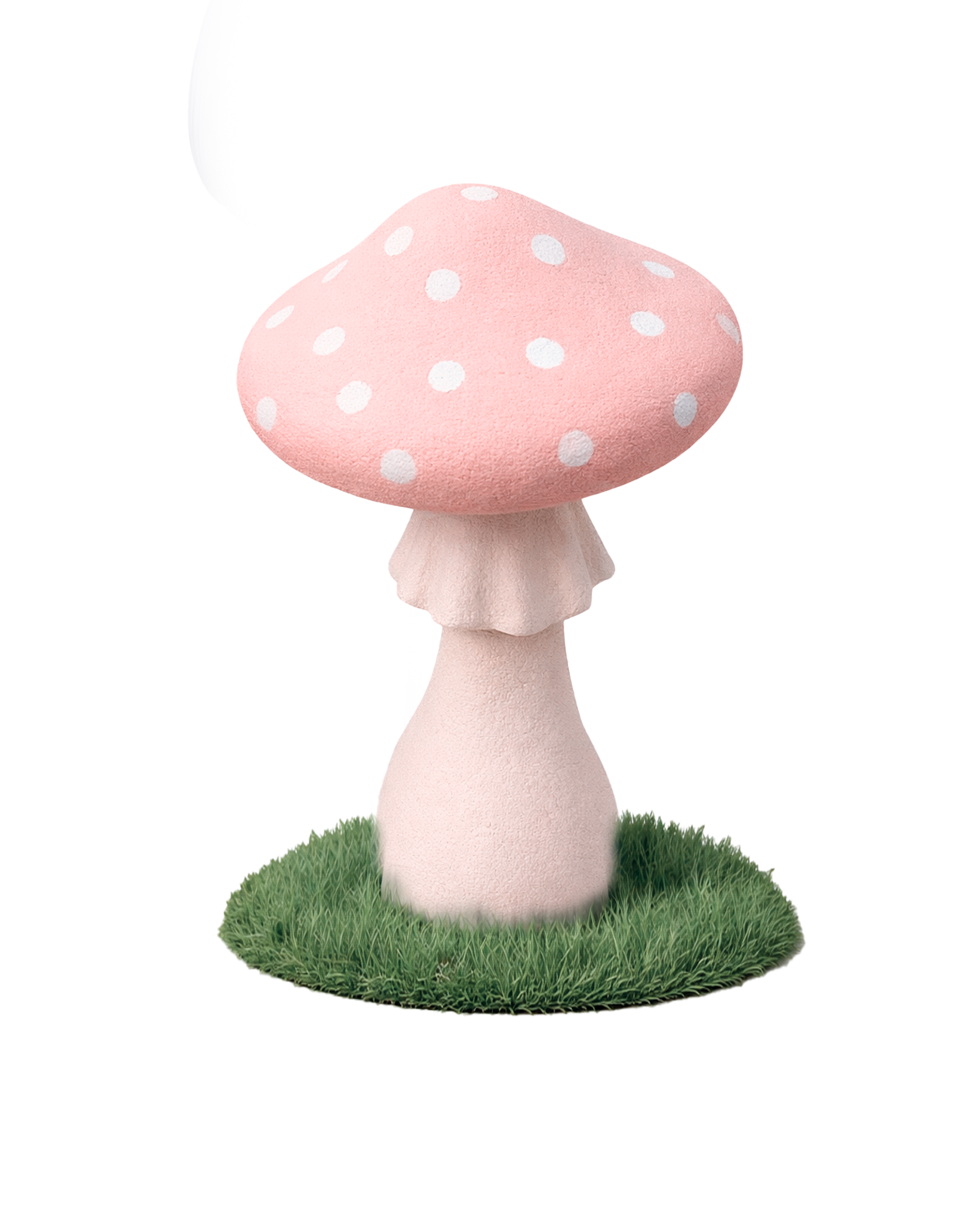 Blush Fantasy Mushroom