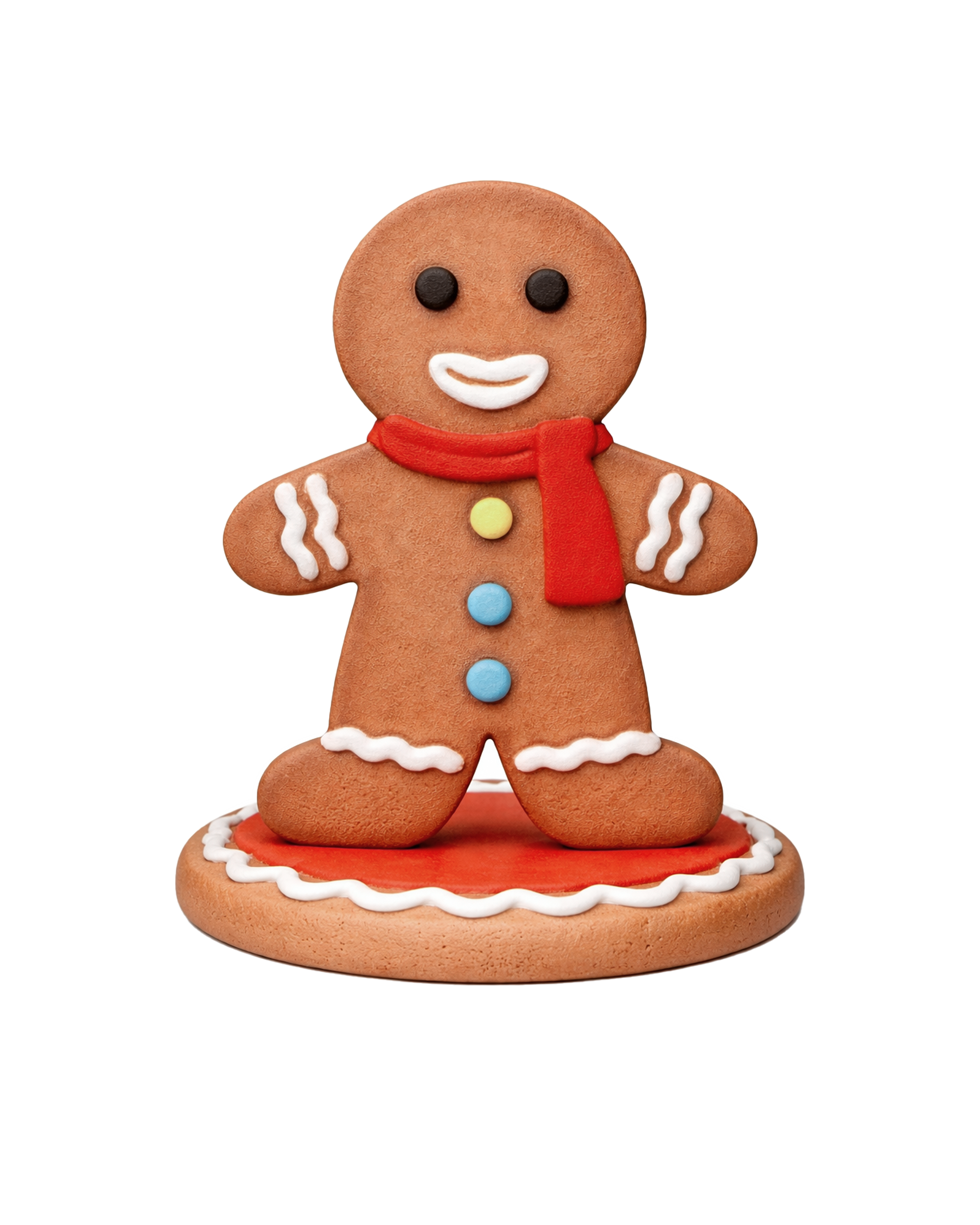 Gingerbread Boy – Classic Scarf