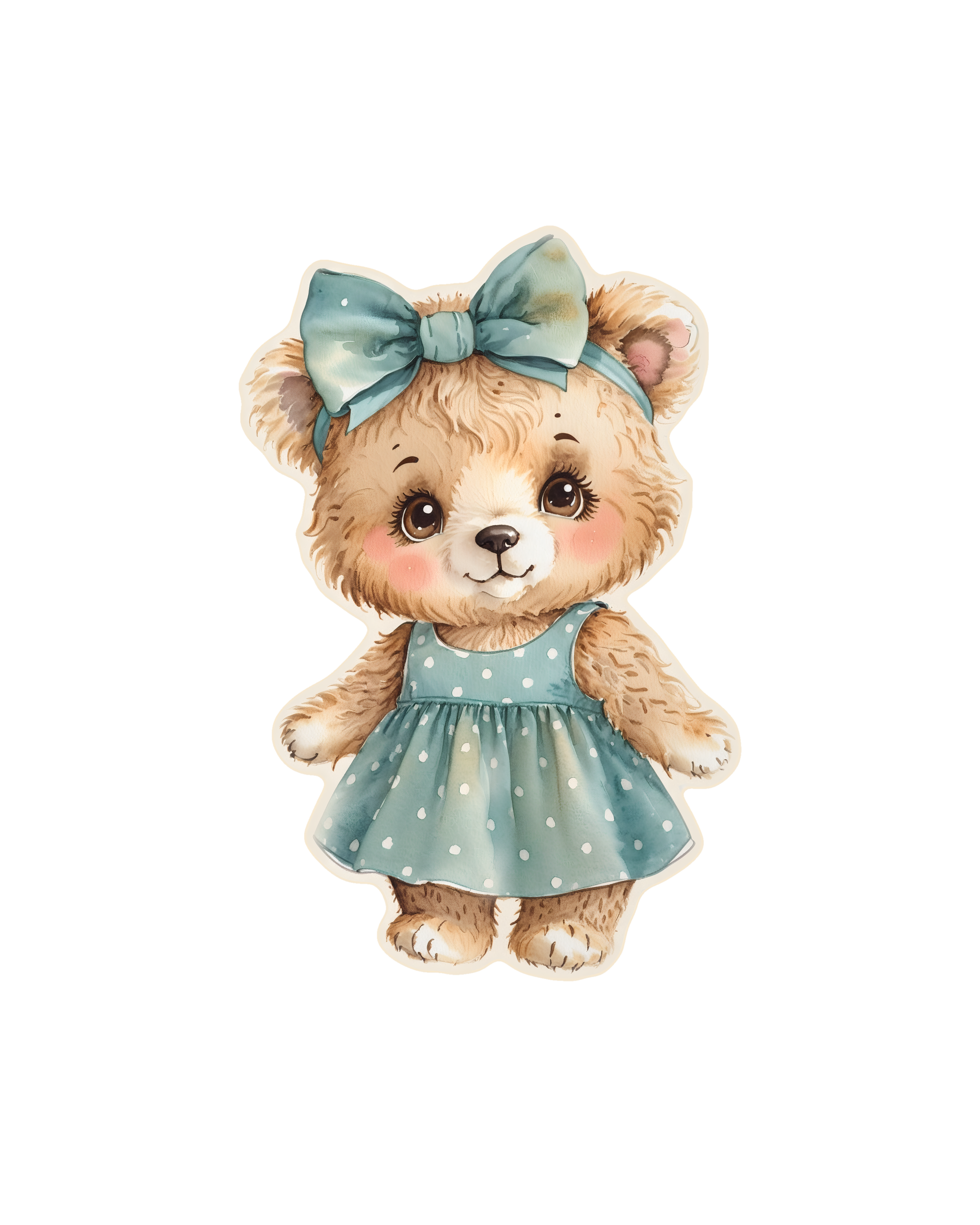 Polka Dot  Girl Bear