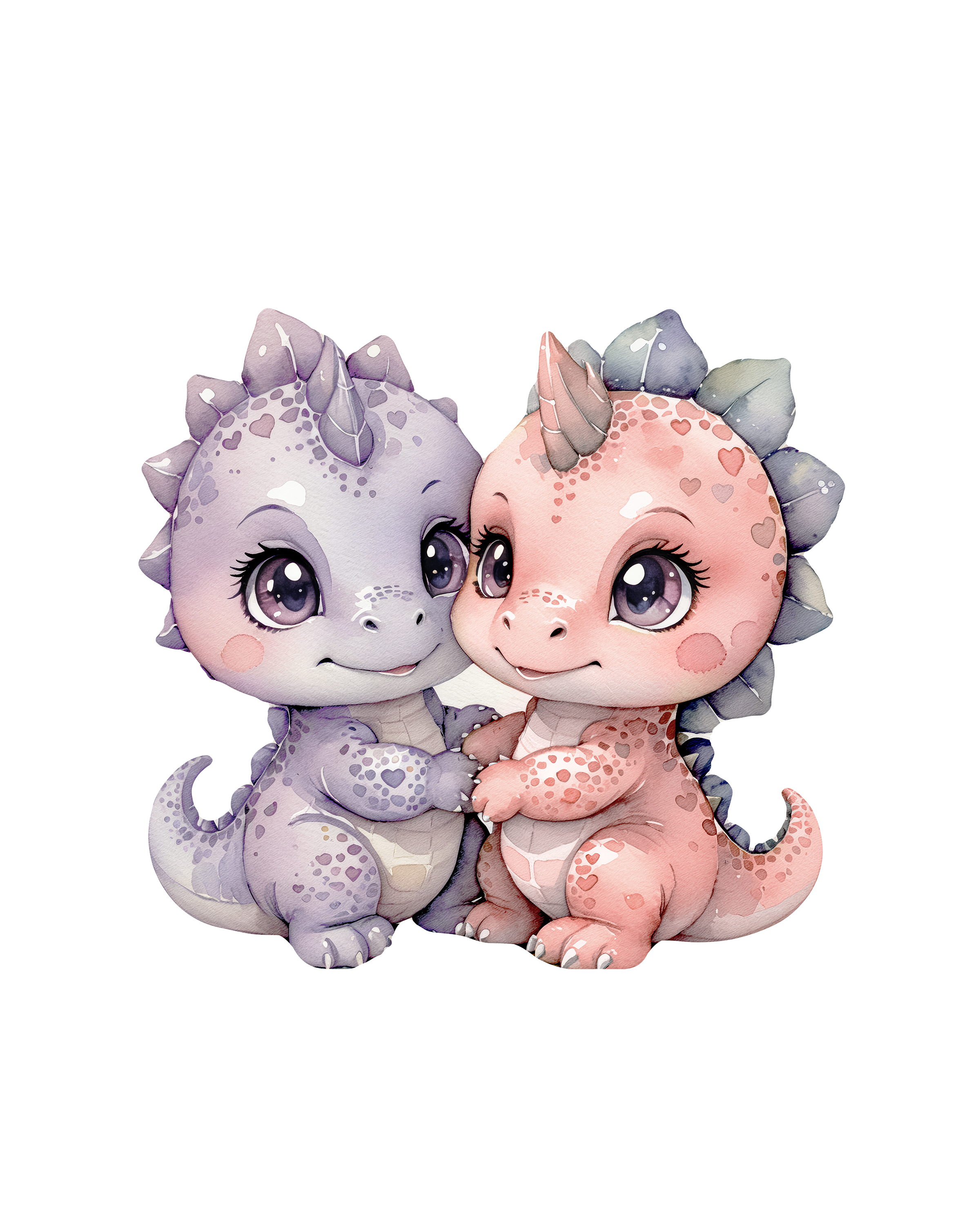 Hugging Dino Duo