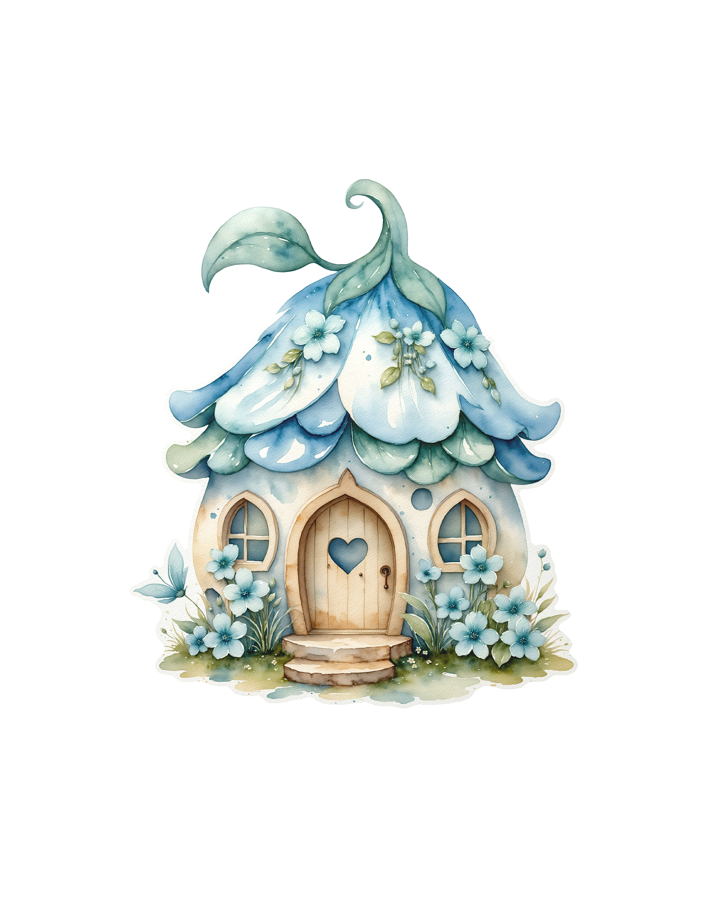 Bluebell Fairy House