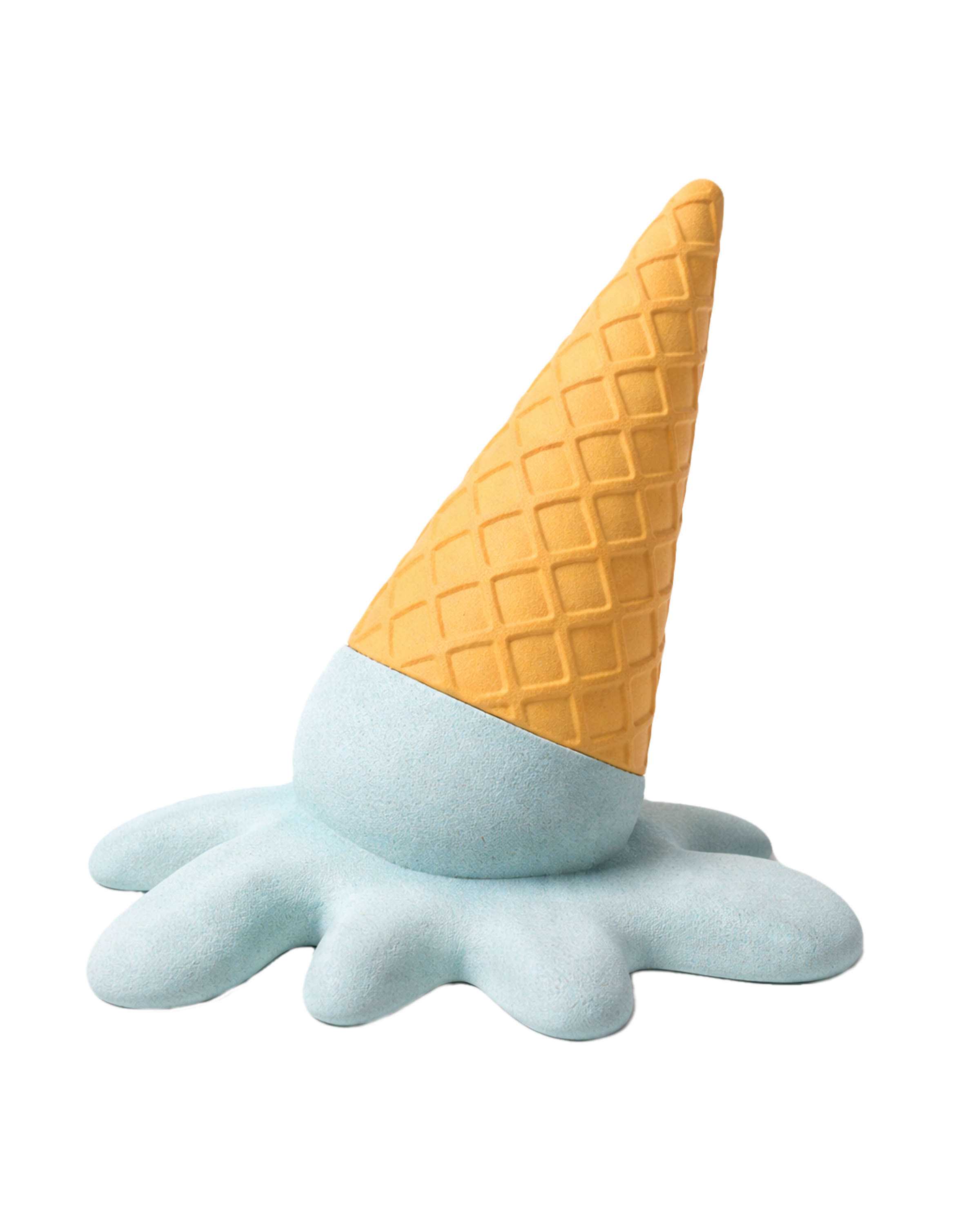 Pastel Melted Ice Cream Cone Prop