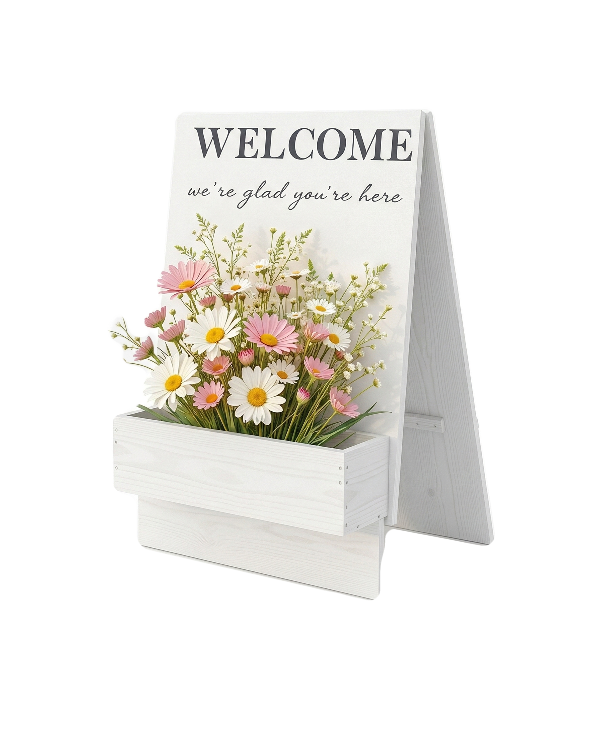 Custom Welcome Entrance Display with Floral