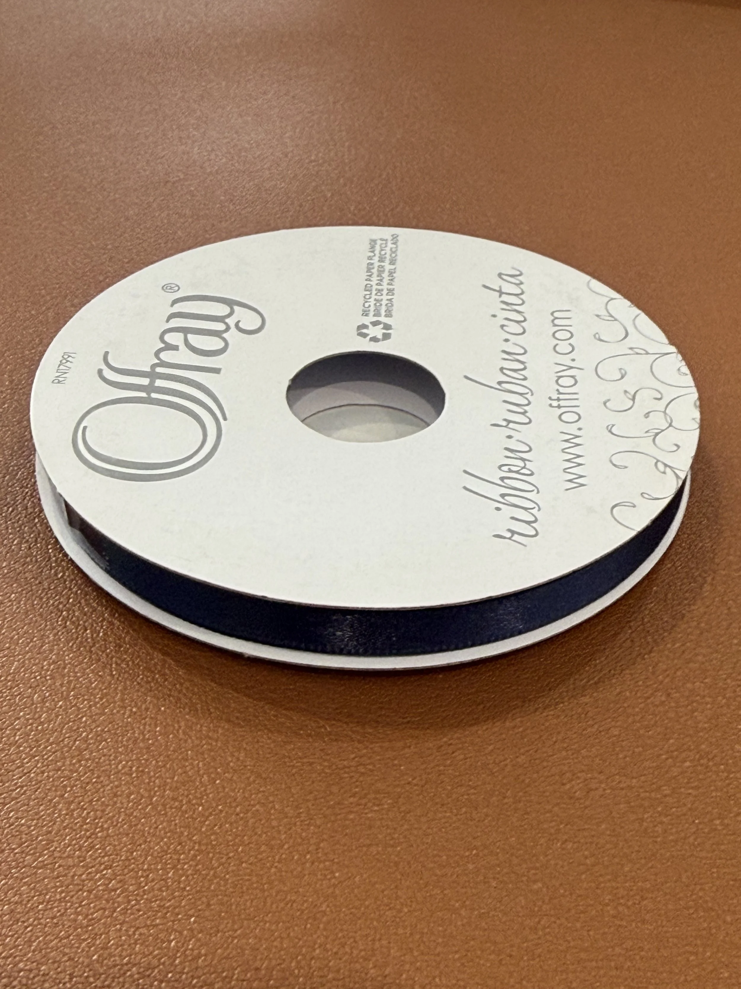 Navy Blue Ribbon (6mm wide) 5m long