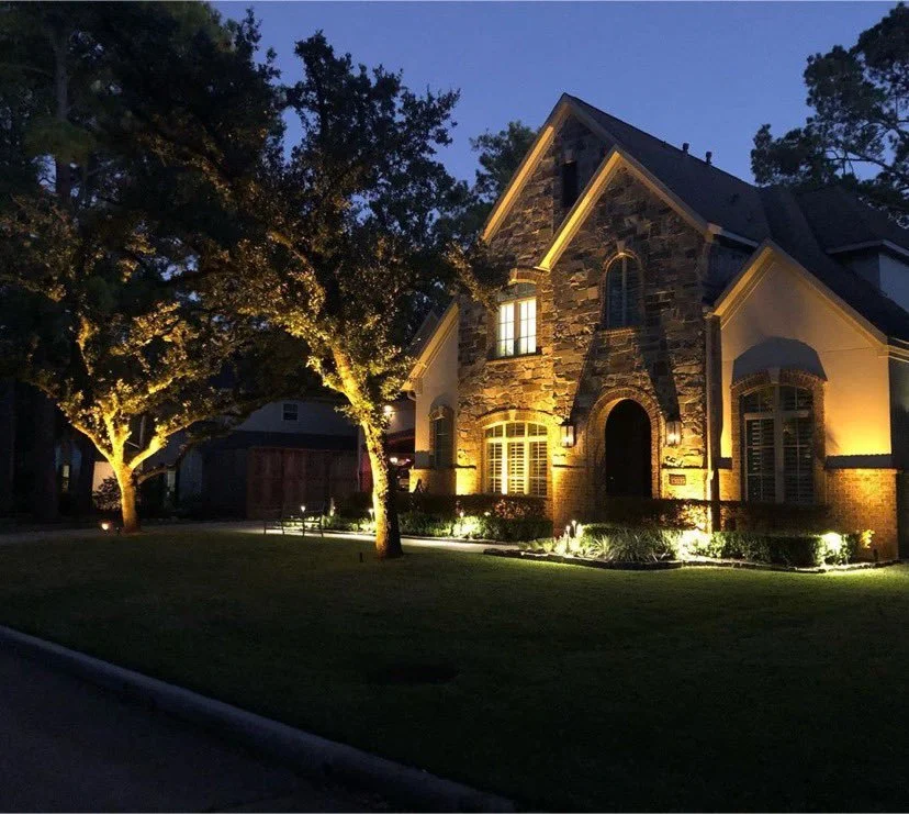 outdoor lighting installation