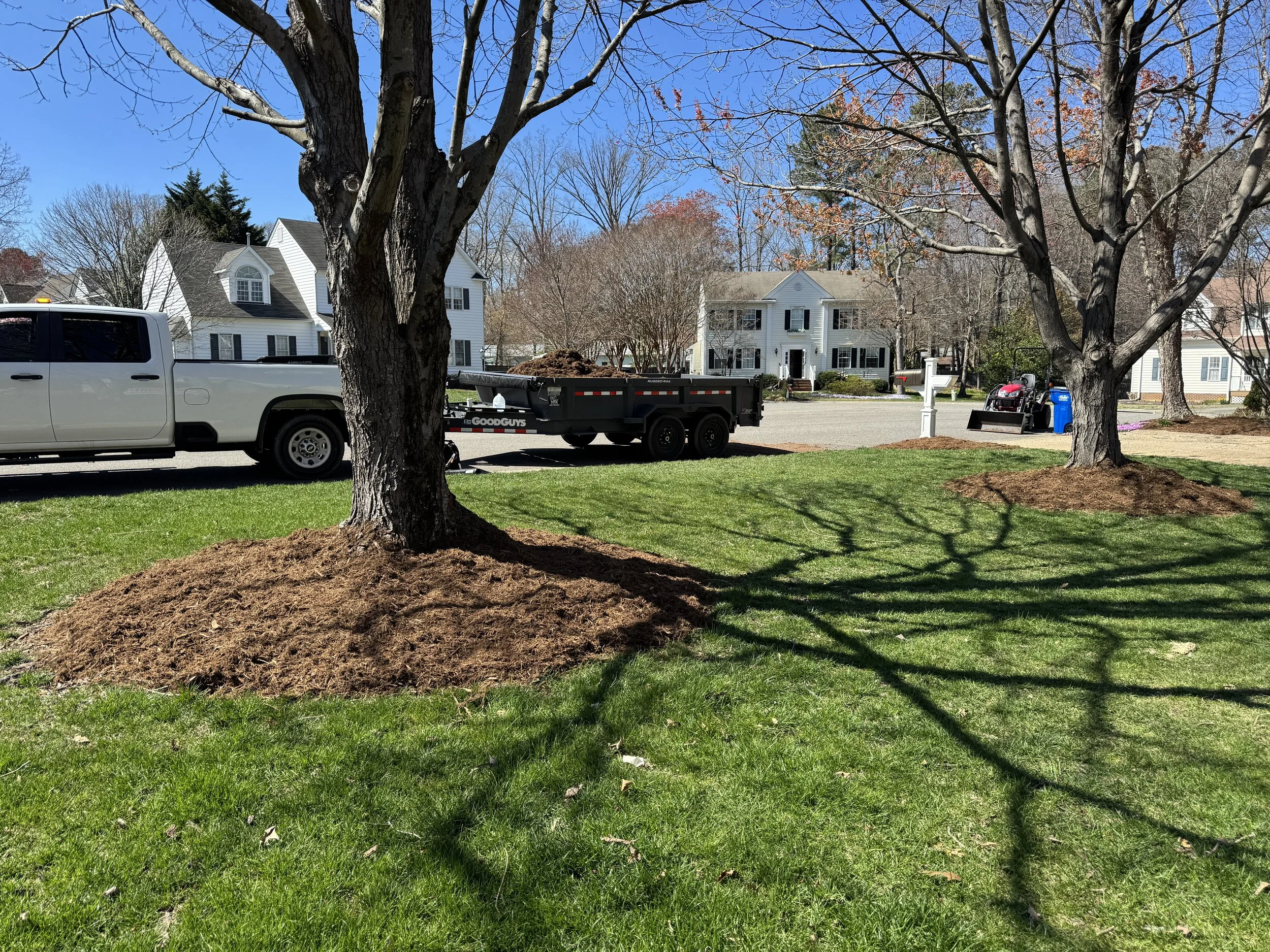 mulch bed redefining midlothian va