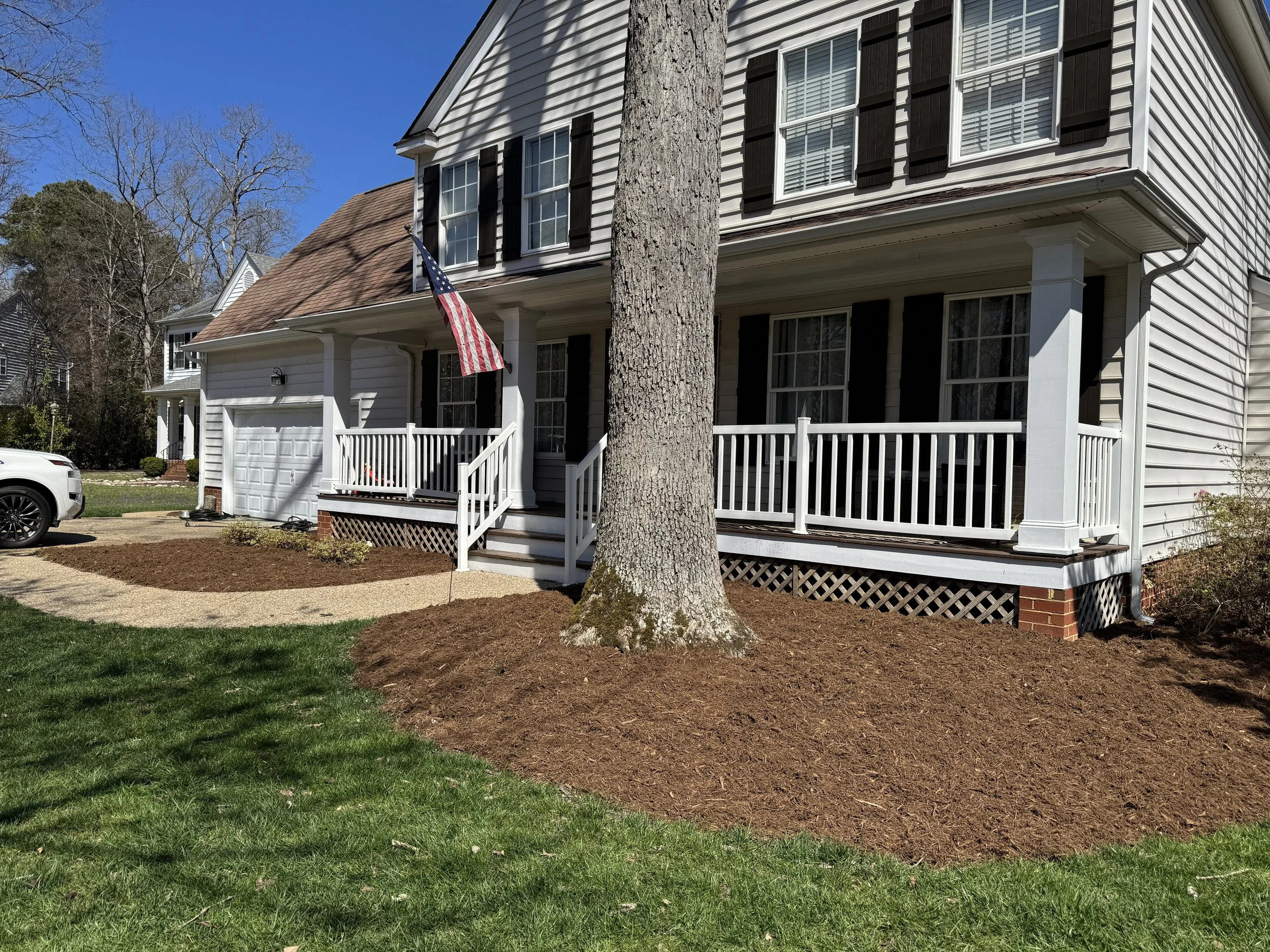 mulch installation