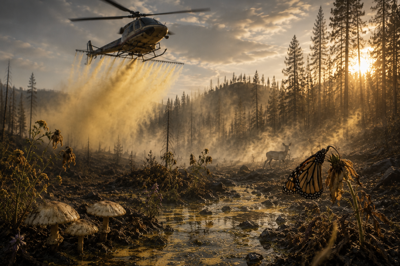 What they are spraying on our forest and why it matters