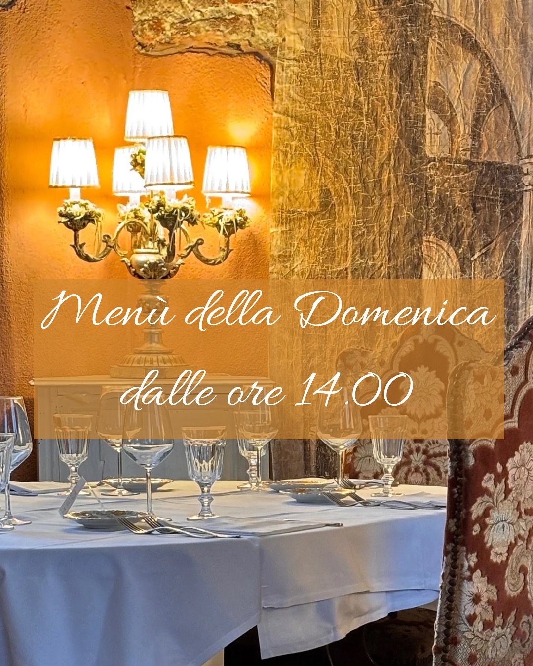 Un menu speciale della domenica dalle 14 in poi 

Per prenotazioni contatti in bio 
Vi aspettiamo ❤️