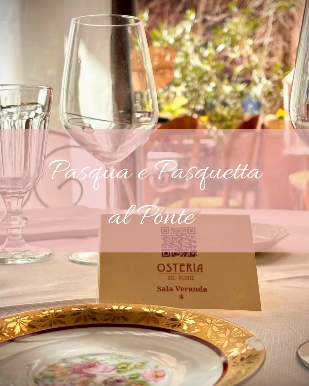 Non hai ancora prenotato? 
🌷Pasqua a pranzo con Menu dedicato
Pasquetta a pranzo con Menu alla carta

Vi aspettiamo