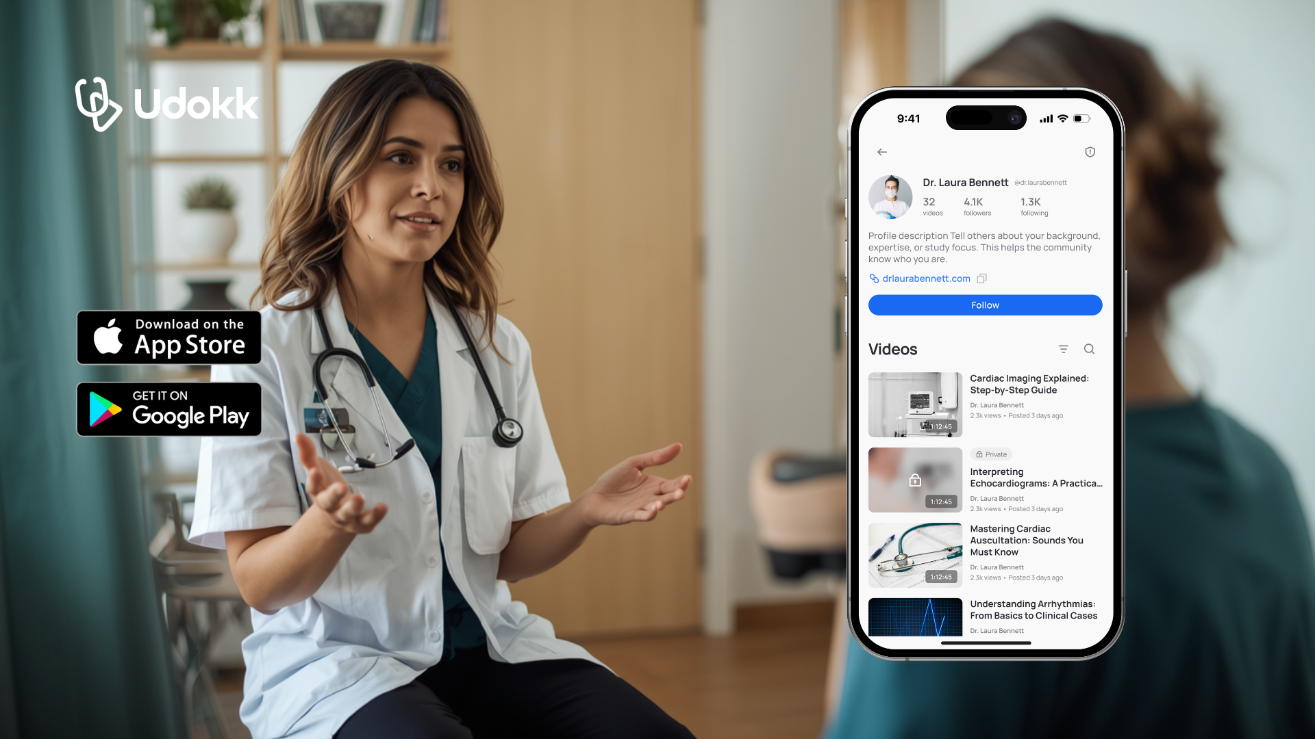 Are You a Physiotherapist, Nutritionist, or Specialist Doctor? Udokk is Your New Home.