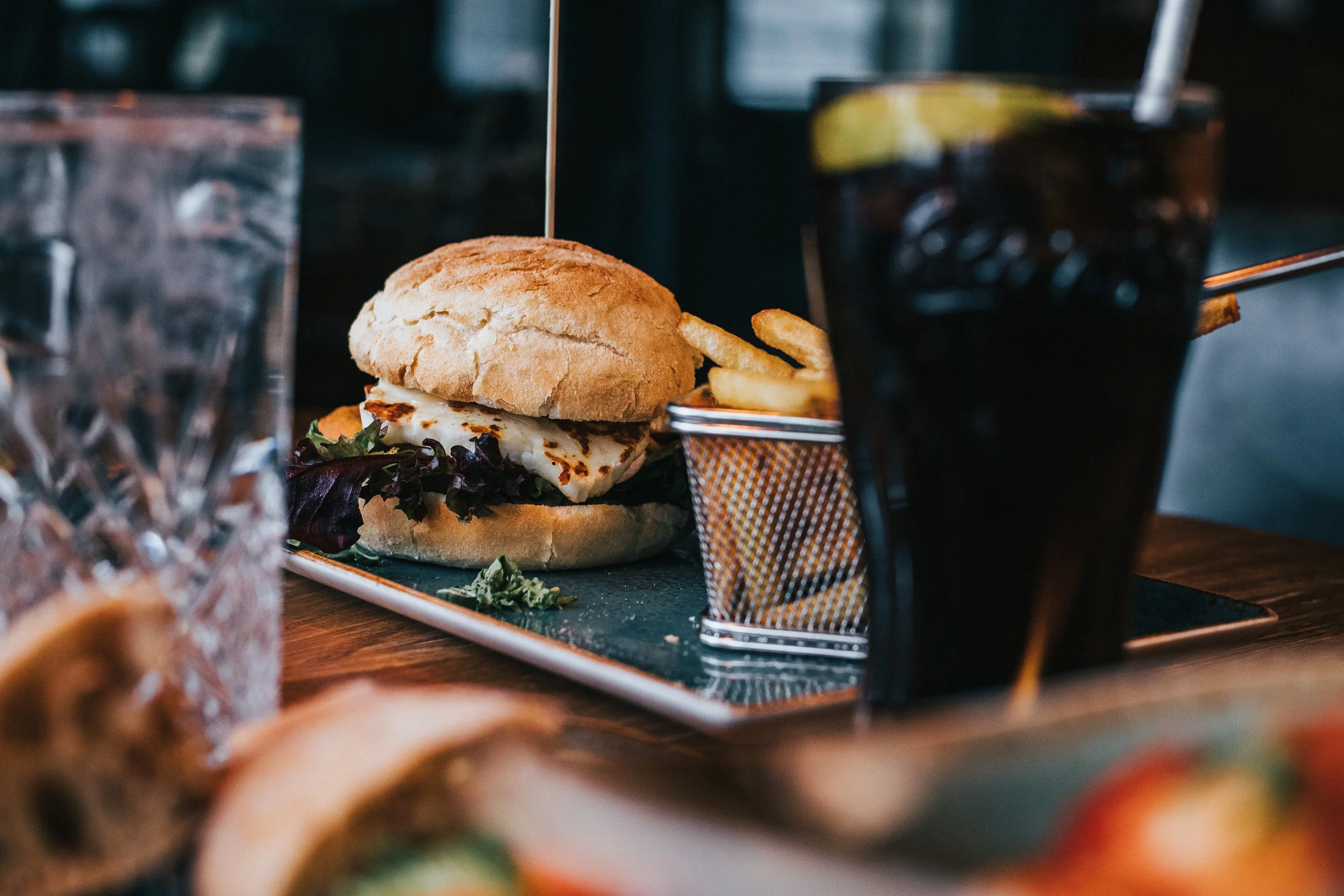 Deilig burgere hos Bergmanns Tønsberg.