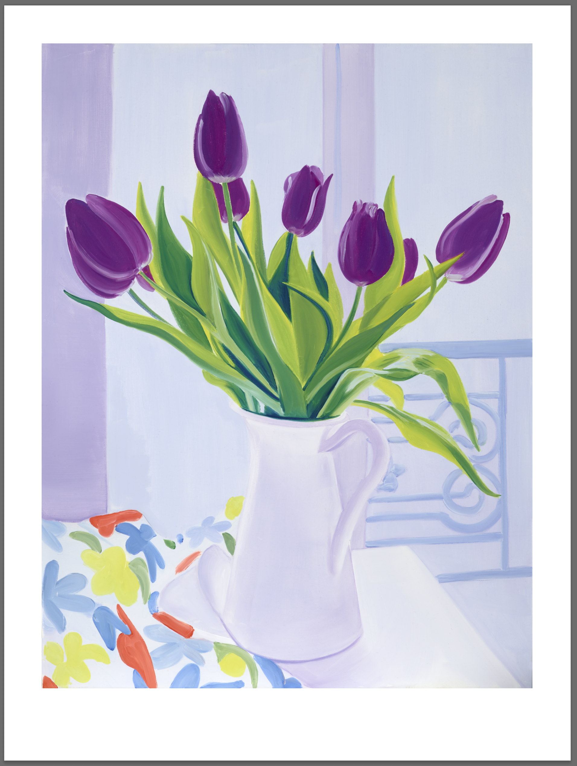 Tulipes 2025 ,Estampe pigmentaire sur papier , édition de 50 , numérotées et signées, 80 x 60 cm.png
