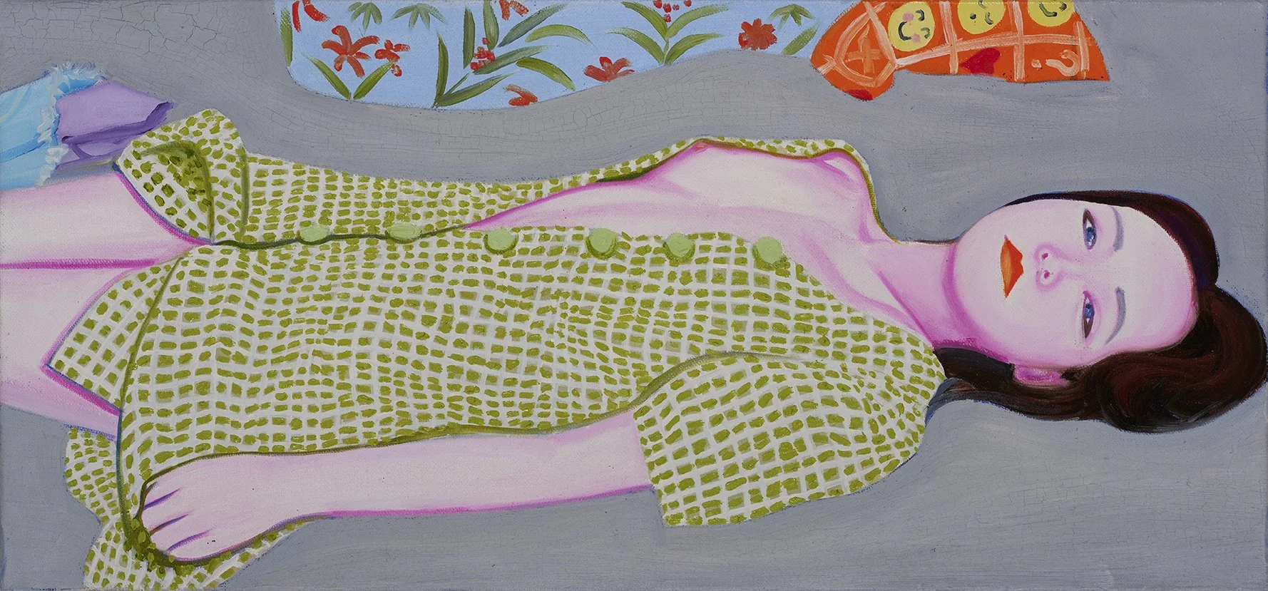 Ophélie 2020-22, Oil on Canvas 22x60 cm