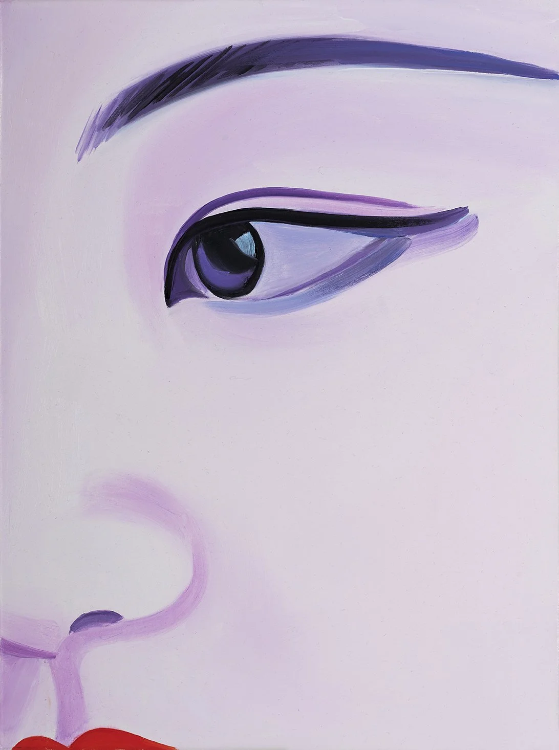 Jiali's eye, Close-up 2025, Oil on Canvas 40x30 cm