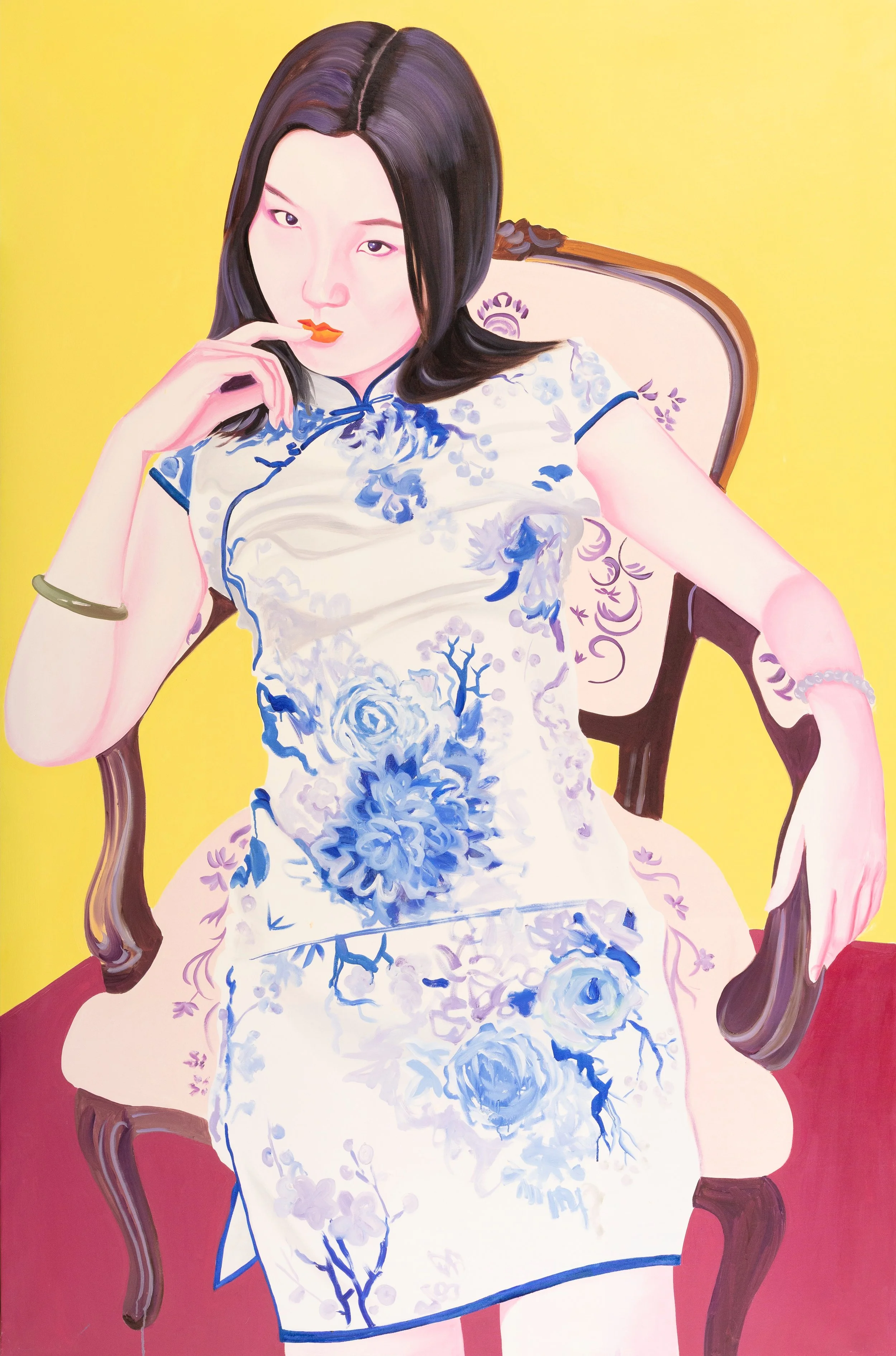 Gloria 2020 Oil on Canvas 195x130 cm - Collection Galerie Emilie Dujat