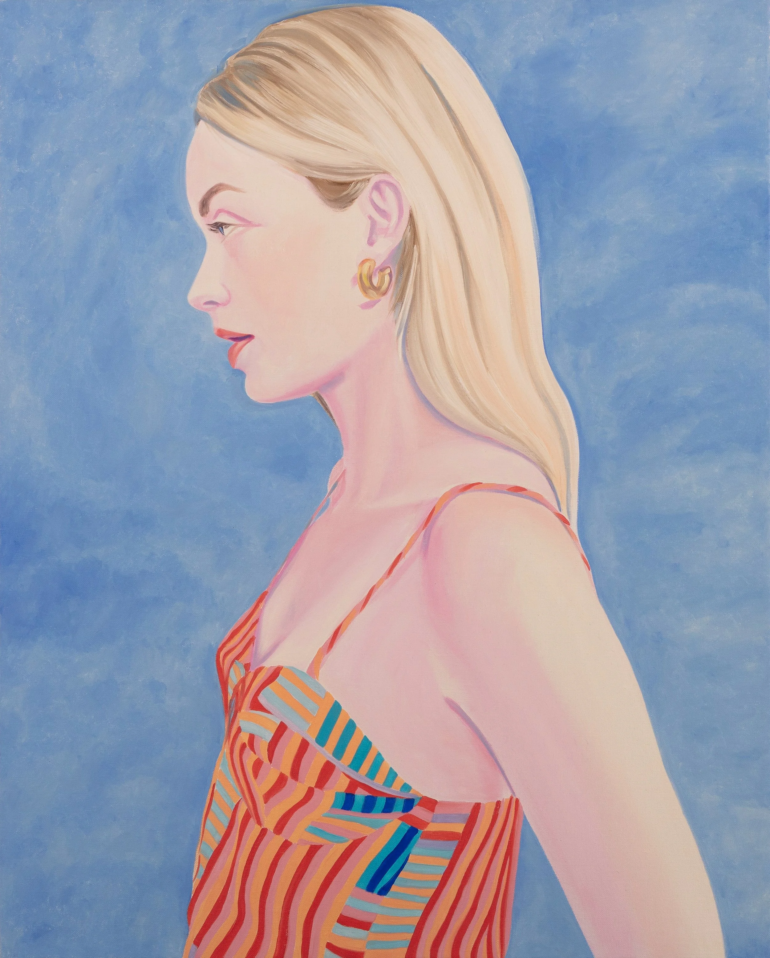 Emmanuelle 2024, Oil on Canvas, 81x65 cm, 